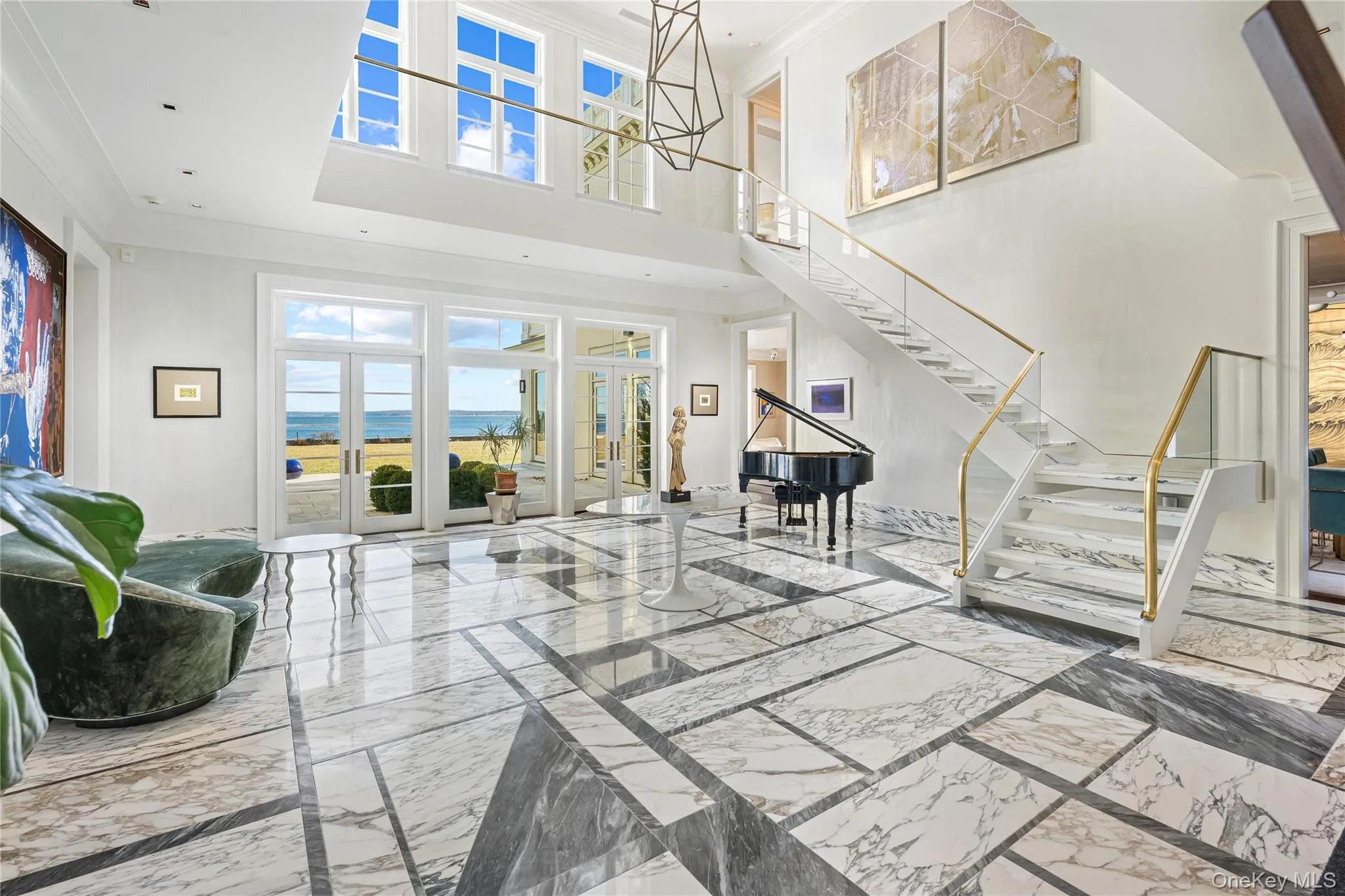 Foyer with a water view Foyer with a water view