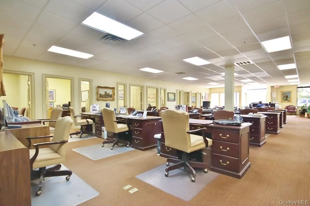 Office featuring a drop ceiling and healthy amount of natural light Office featuring a drop ceiling and healthy amount of natural light