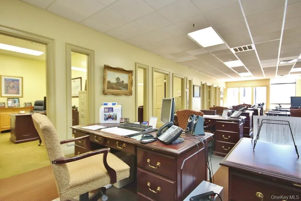 Home office featuring a paneled ceiling Home office featuring a paneled ceiling
