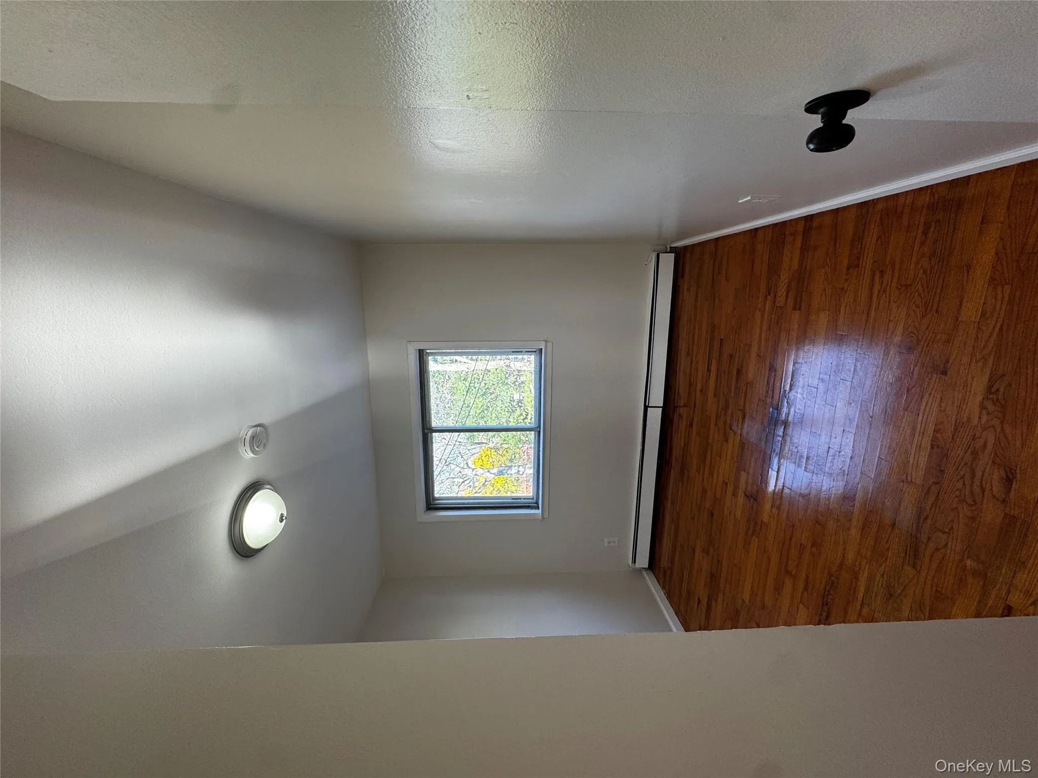 Spare room with dark wood-style floors and baseboard heating Spare room with dark wood-style floors and baseboard heating