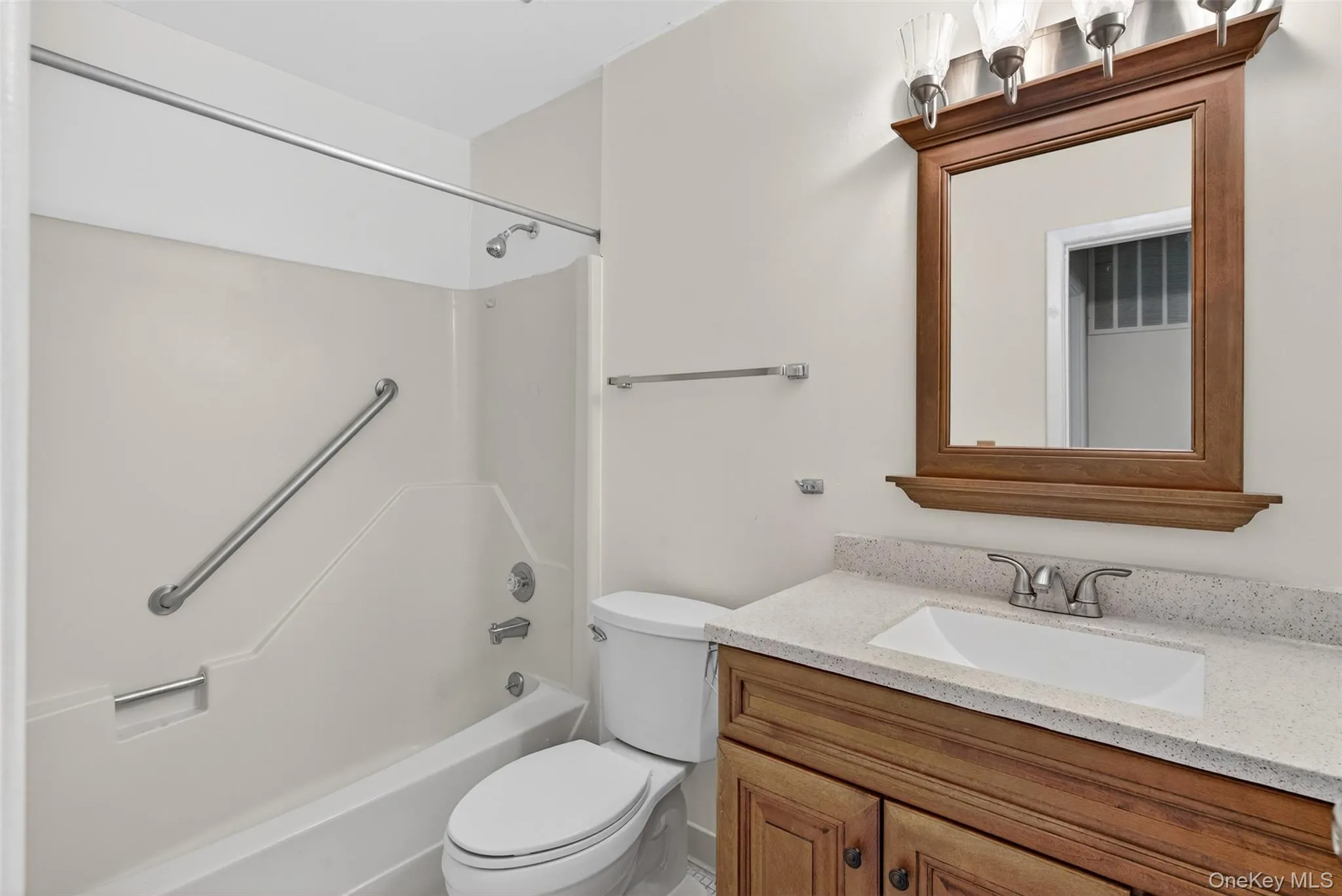 Bathroom with shower combination and vanity Bathroom with shower combination and vanity