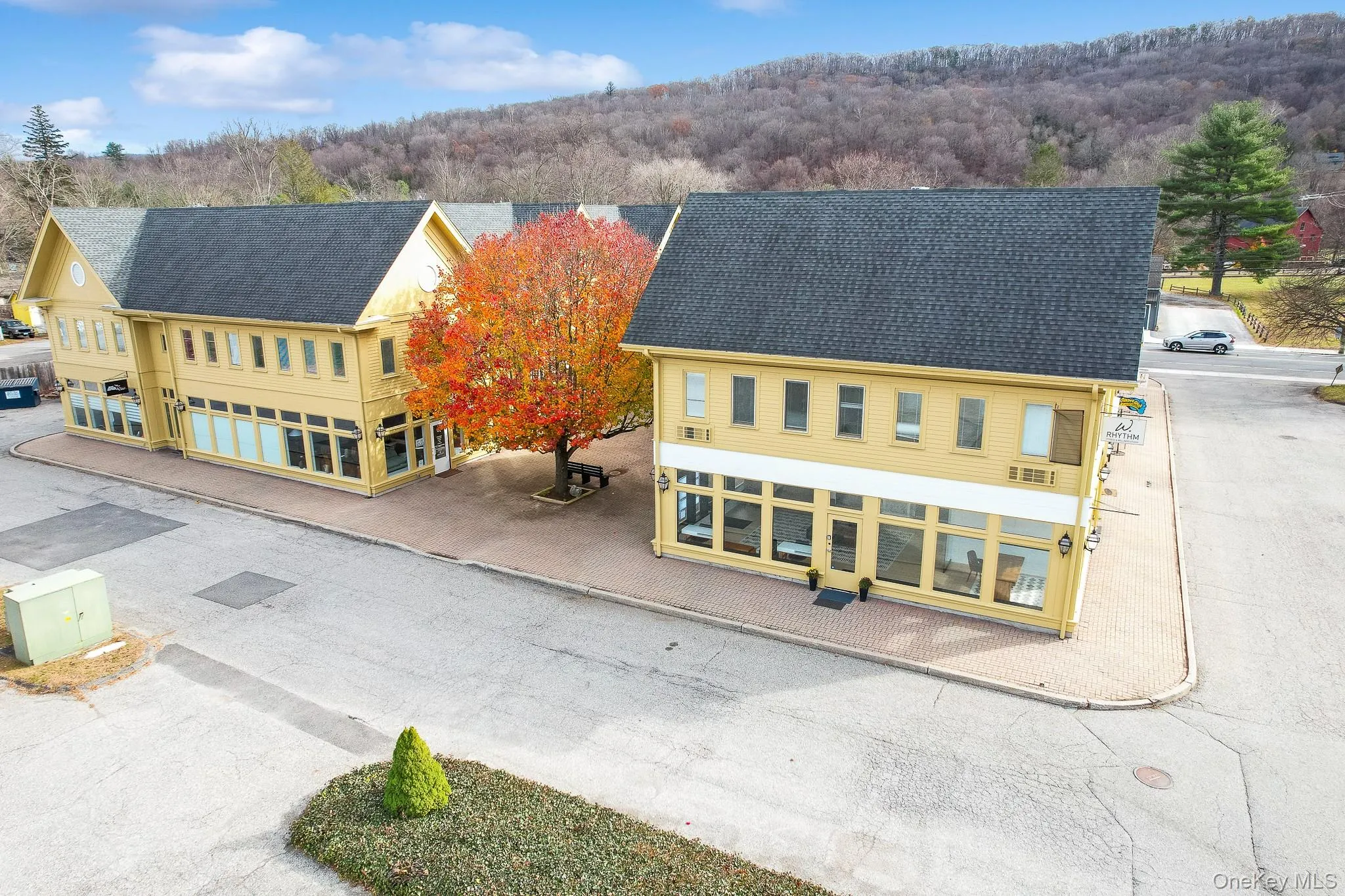 Drone / aerial view of a heavily wooded area Drone / aerial view of a heavily wooded area
