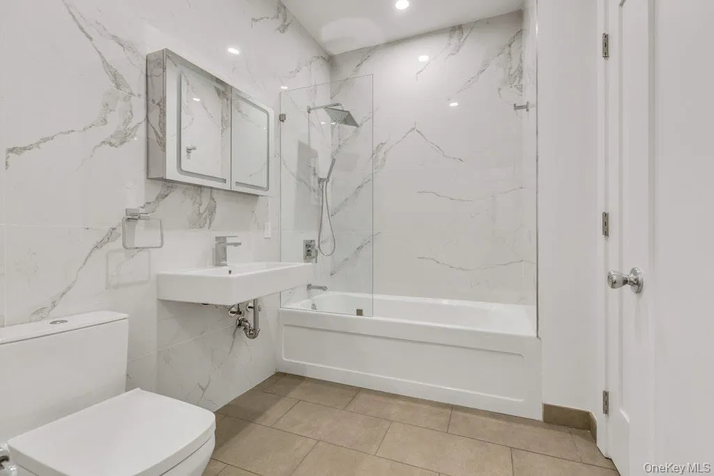 Full hall bathroom with bathtub Full hall bathroom with bathtub