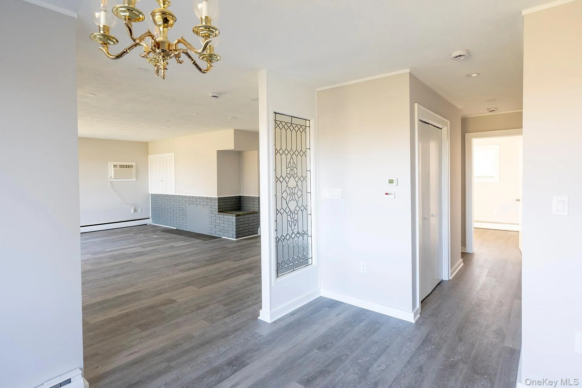 Open floor plan dining room flows into living room Open floor plan dining room flows into living room