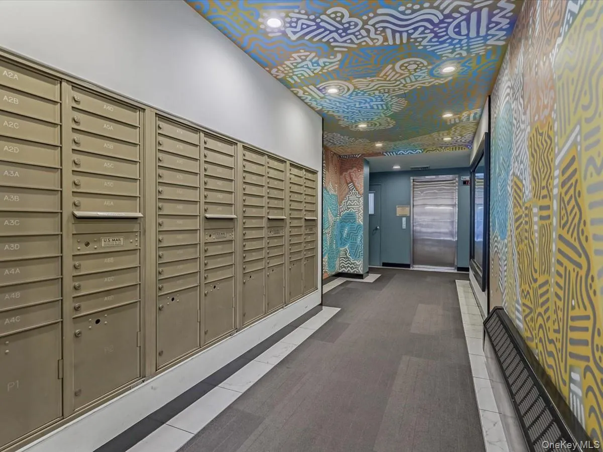 View of home's community with mail area and recessed lighting View of home's community with mail area and recessed lighting