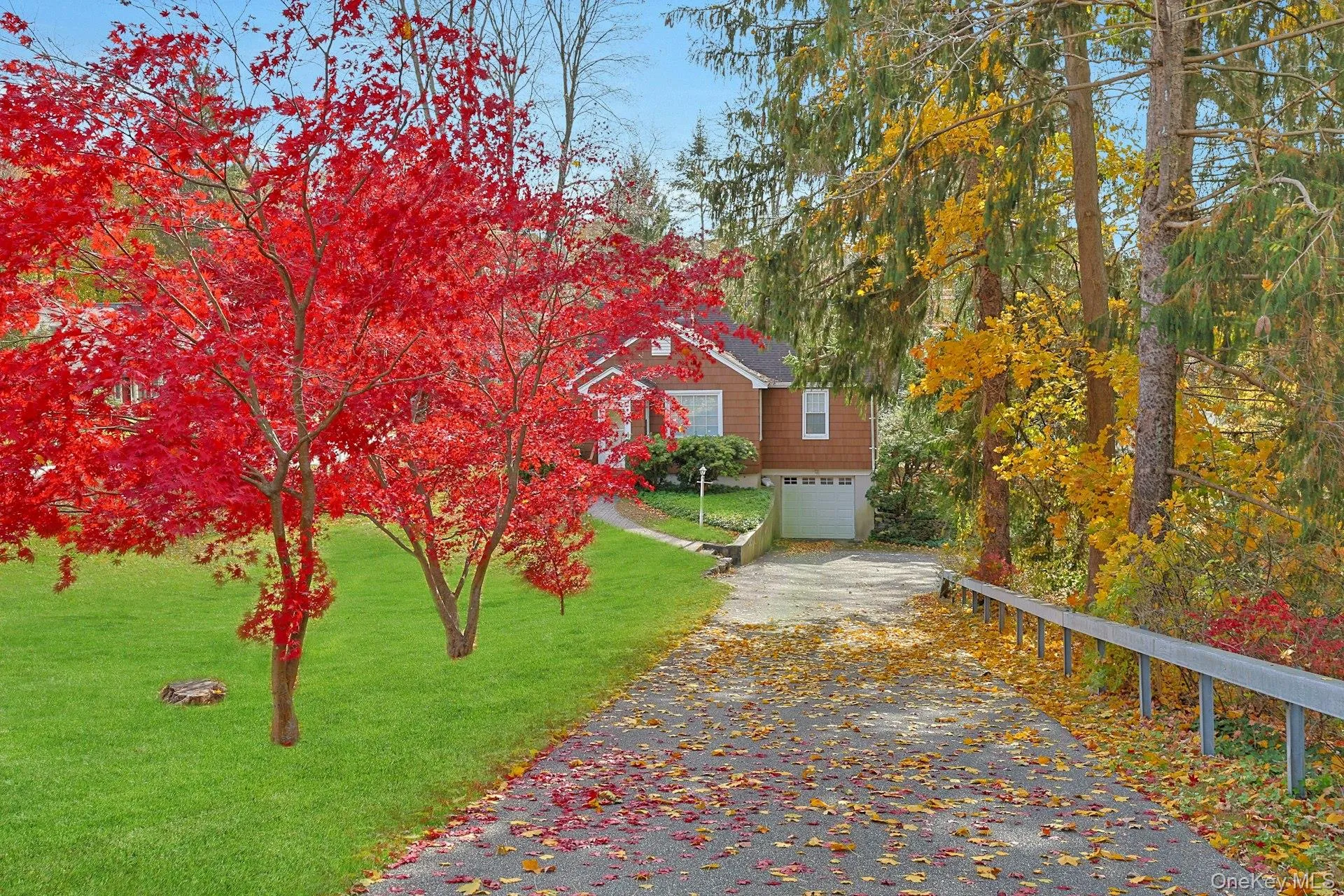 Long private driveway Long private driveway