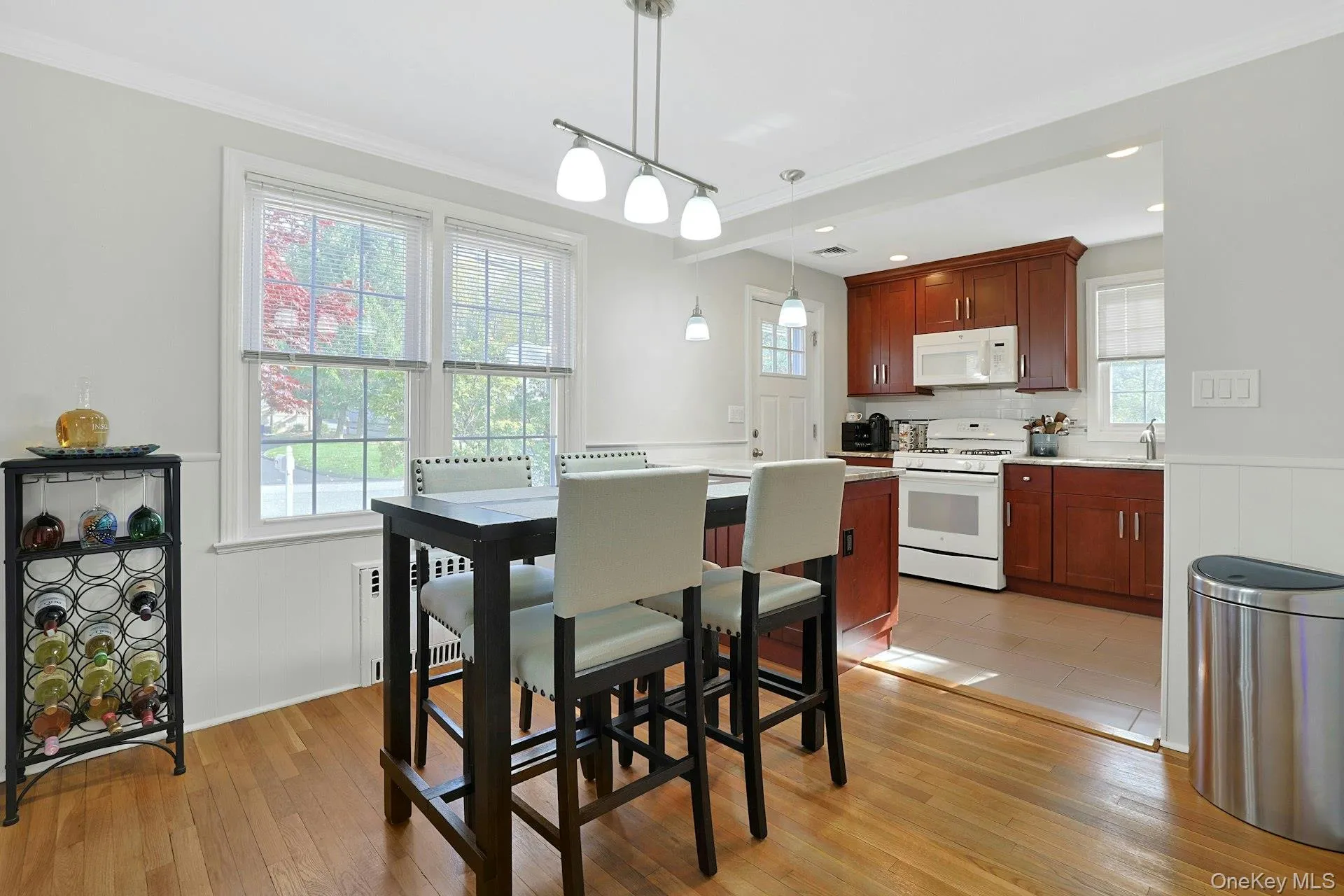 Dining Room overlooks Kitchen Dining Room overlooks Kitchen