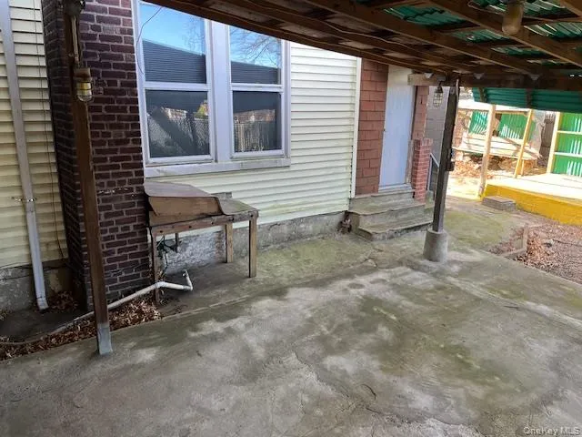 View of patio with entry steps View of patio with entry steps