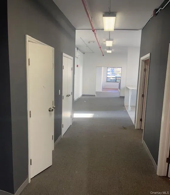 Corridor with carpet flooring Corridor with carpet flooring