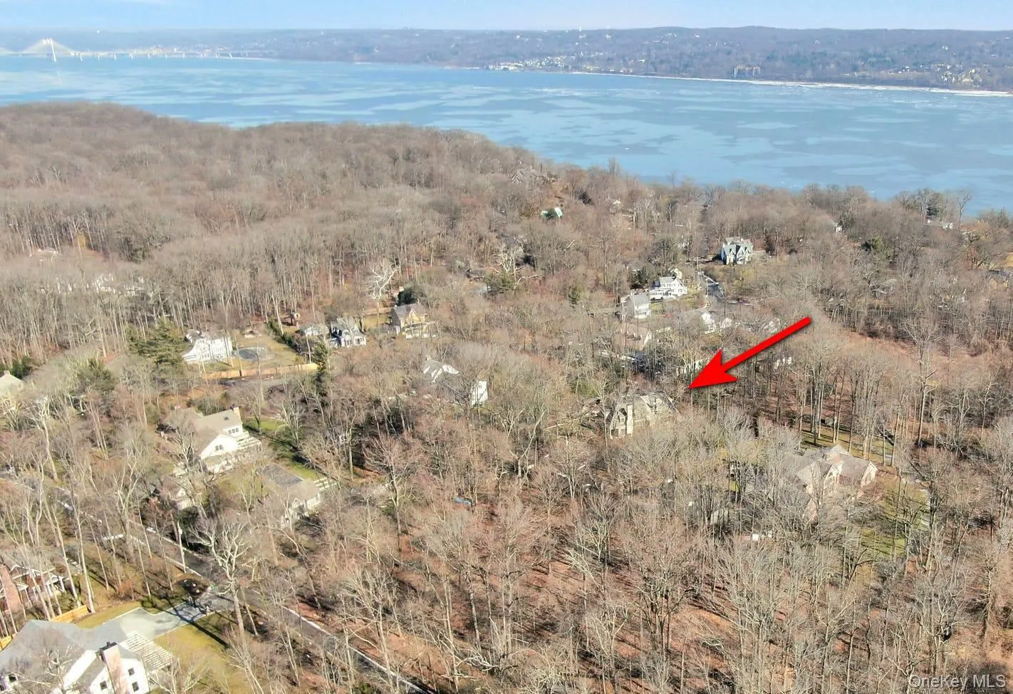 Aerial view with a water view Aerial view with a water view