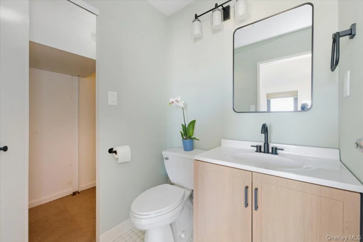 Bathroom with vanity and toilet Bathroom with vanity and toilet