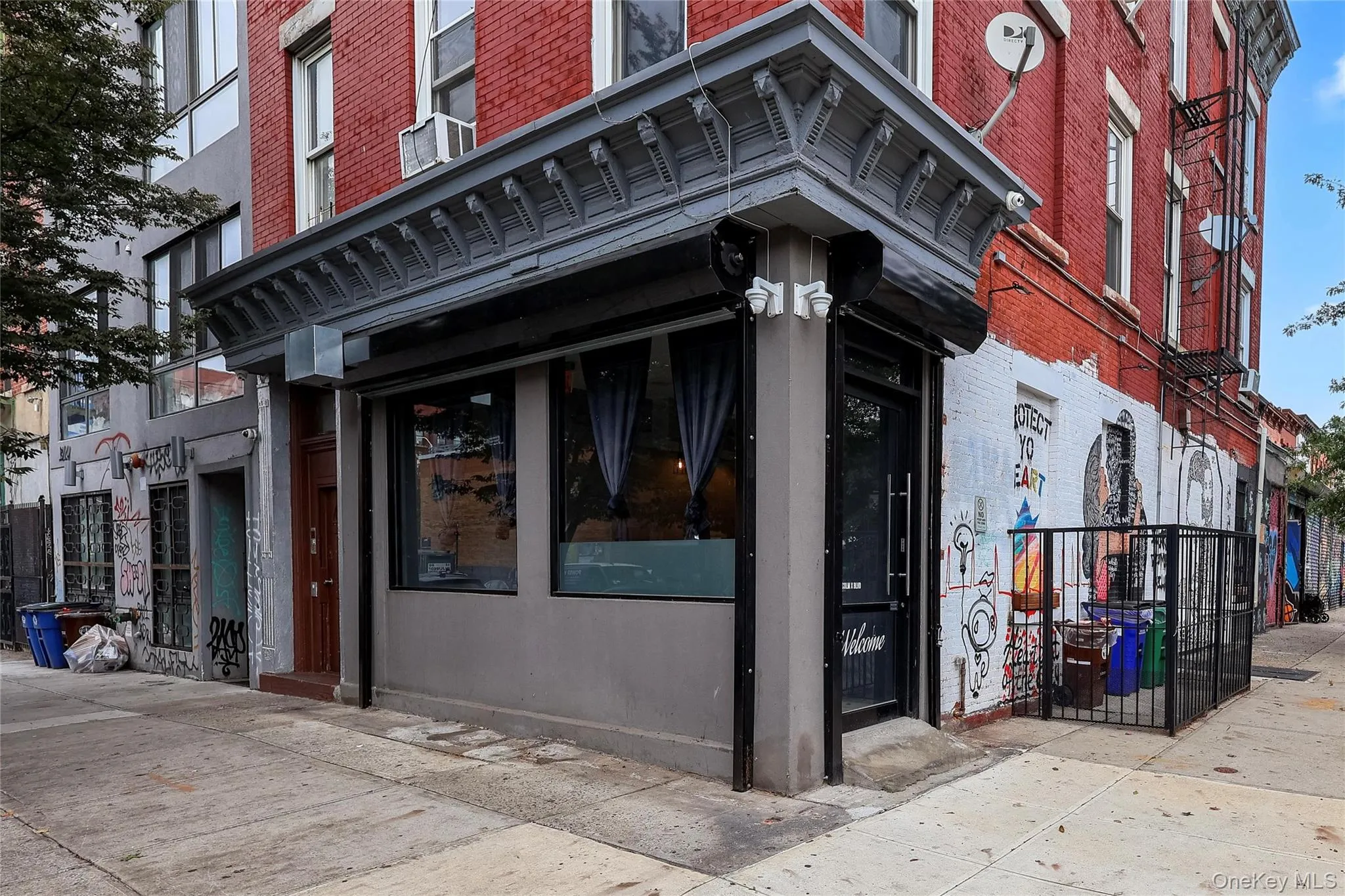 View of exterior entry featuring brick siding View of exterior entry featuring brick siding
