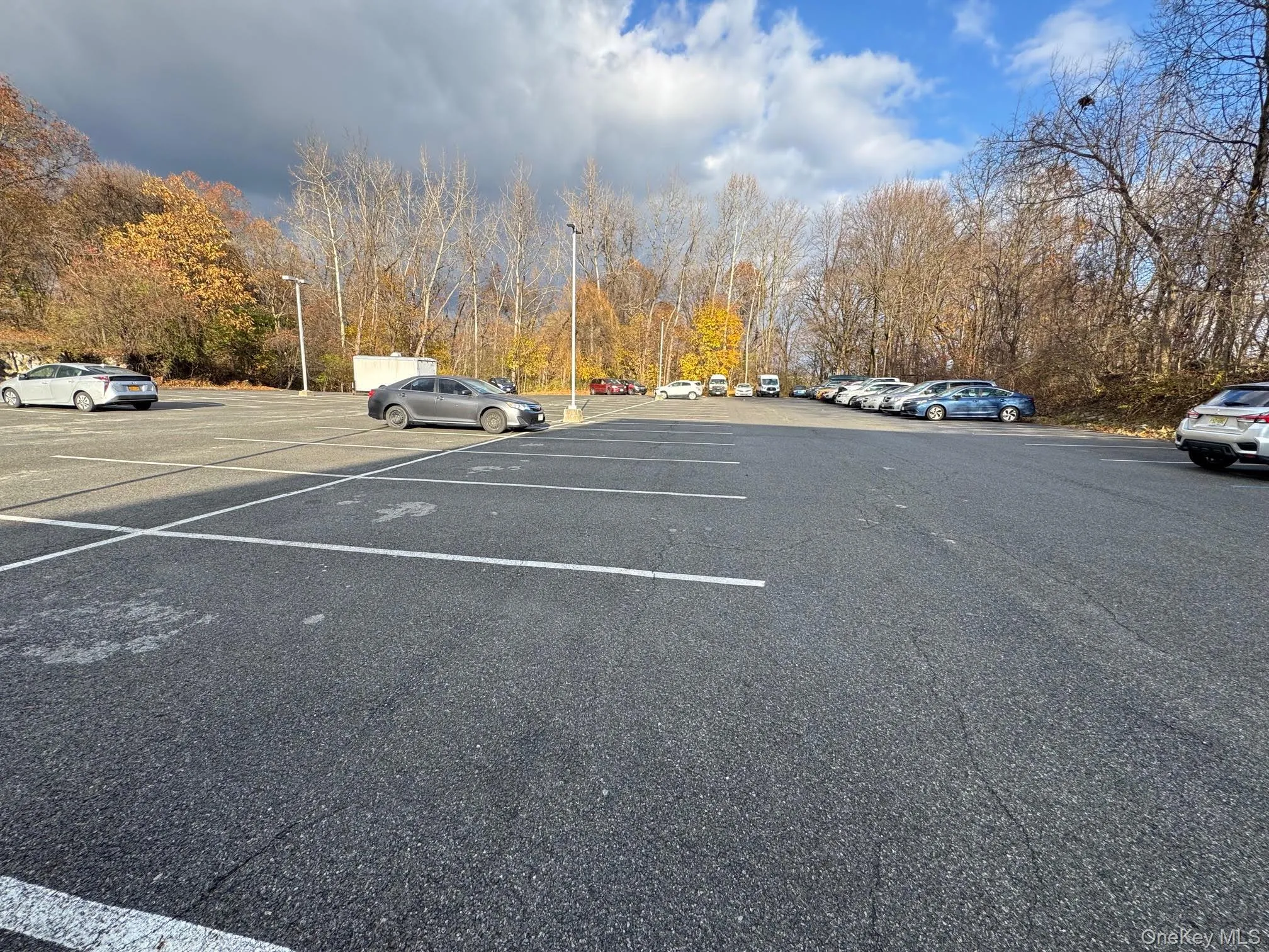 View of uncovered parking lot View of uncovered parking lot