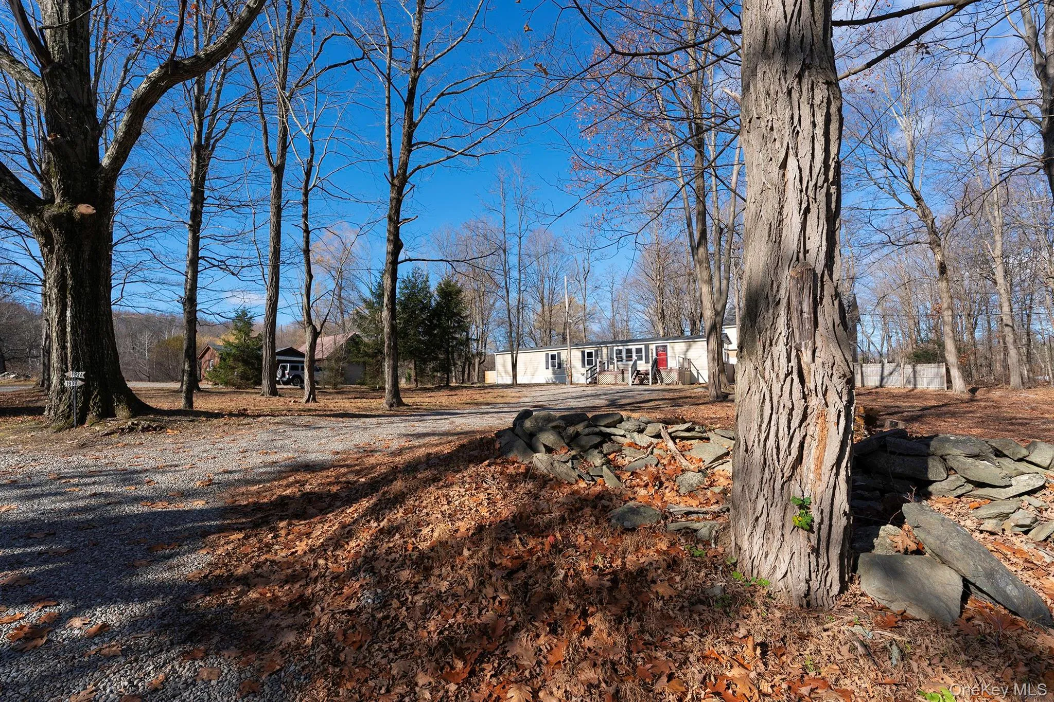 View of dirt / gravel road View of dirt / gravel road