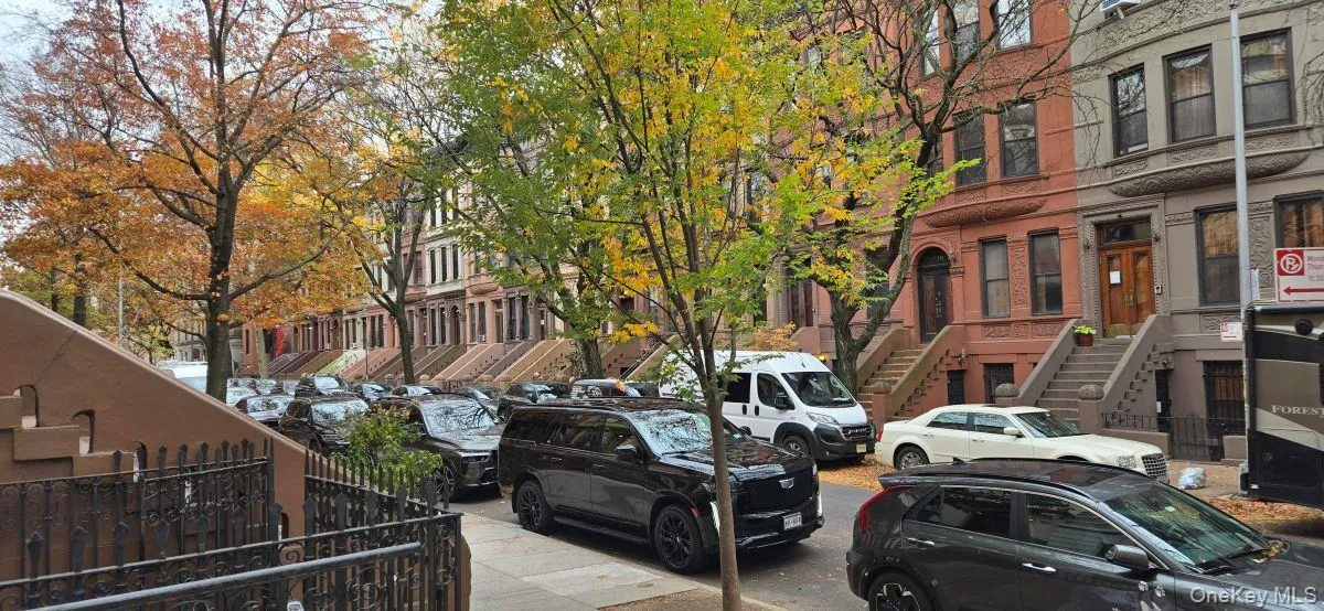 View of asphalt road with a residential view View of asphalt road with a residential view