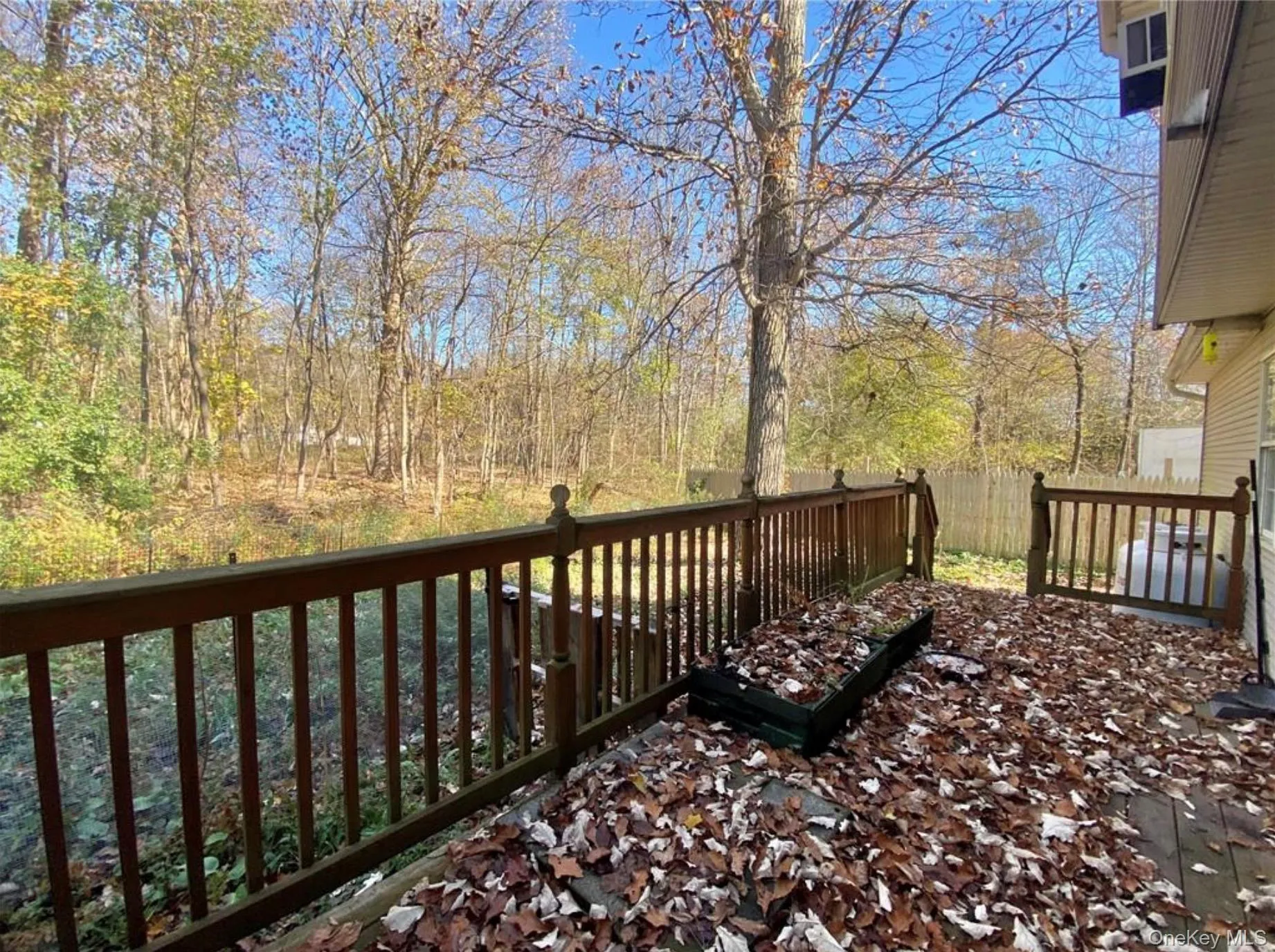 View of wooden terrace View of wooden terrace