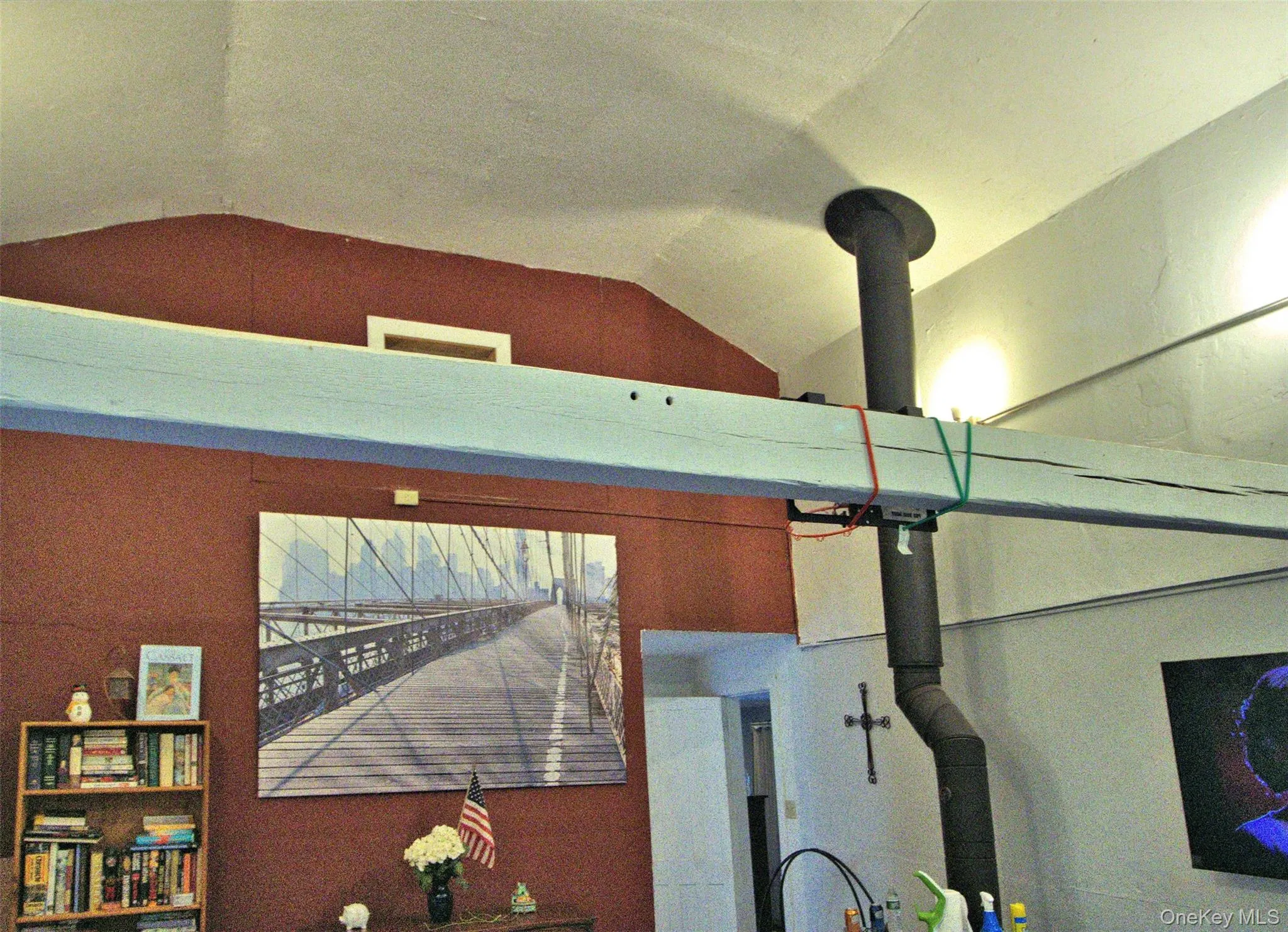 Detailed view of a wood stove Detailed view of a wood stove