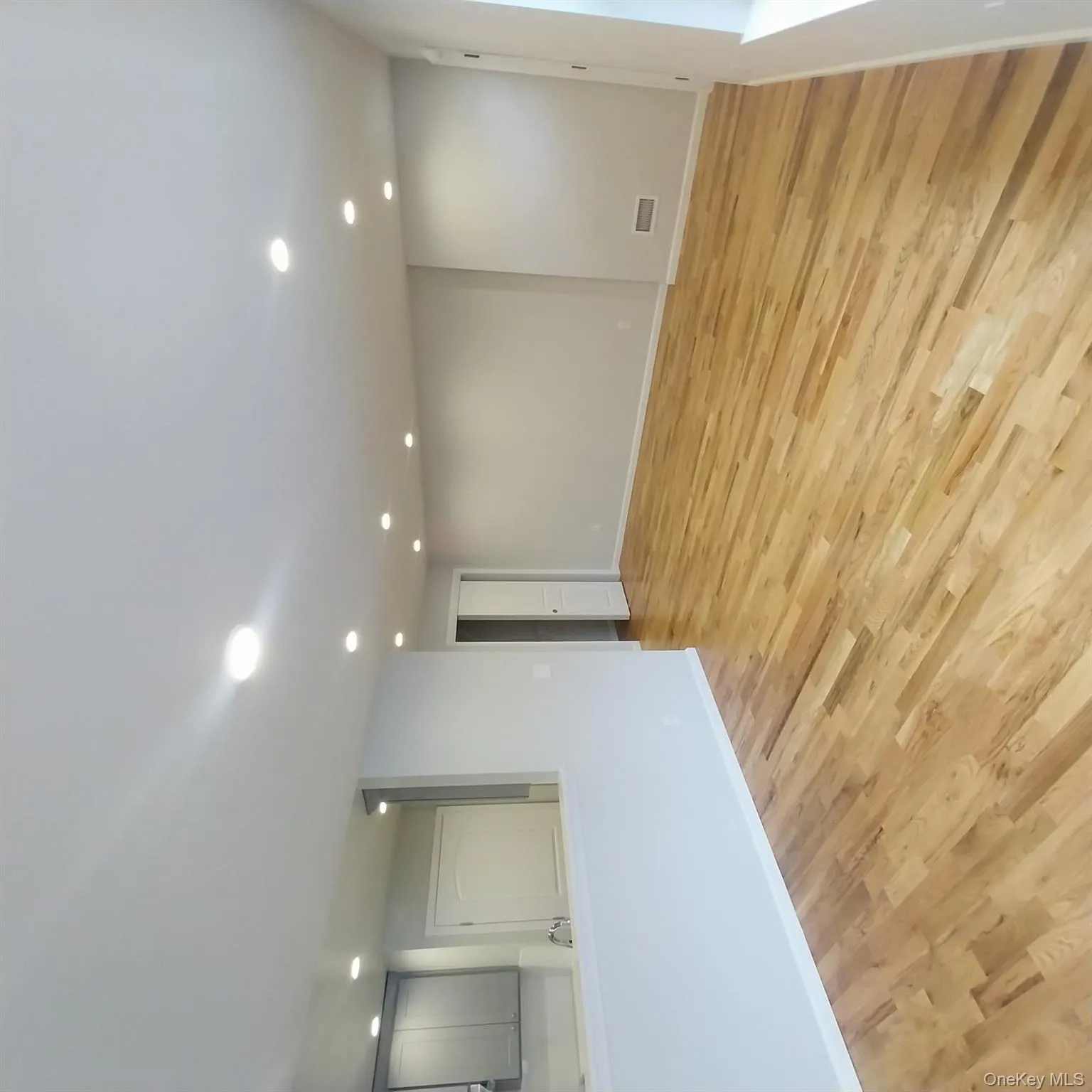 Spare room with recessed lighting and light wood finished floors Spare room with recessed lighting and light wood finished floors