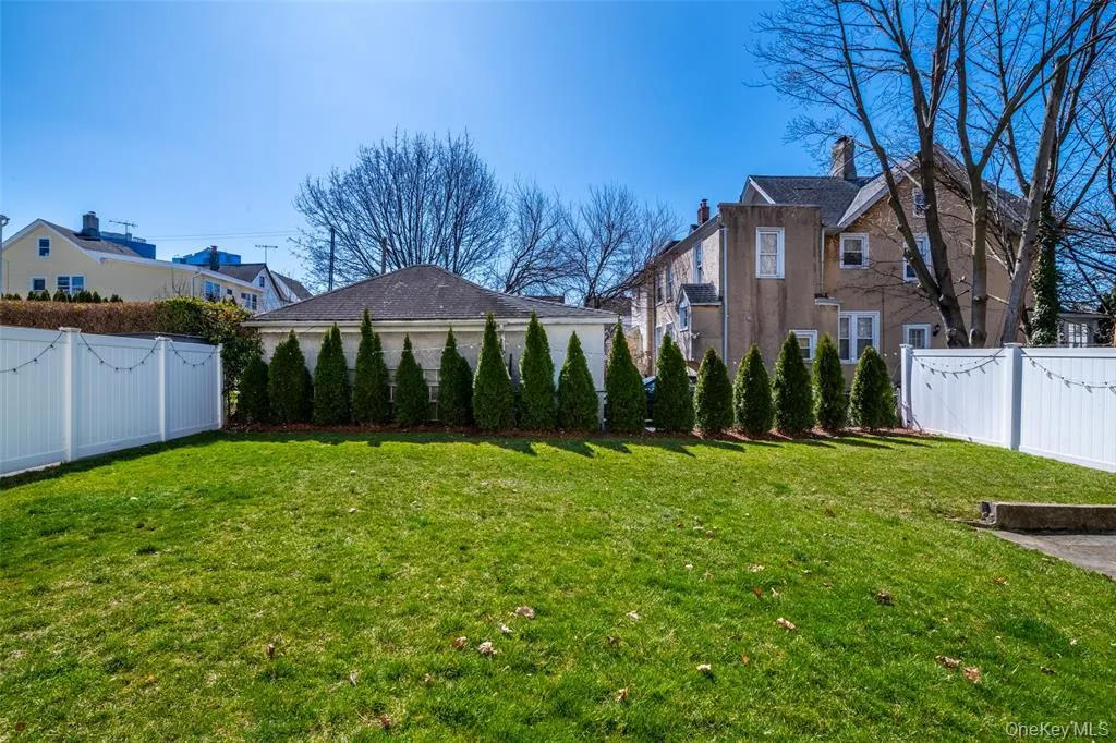 View of fenced backyard View of fenced backyard