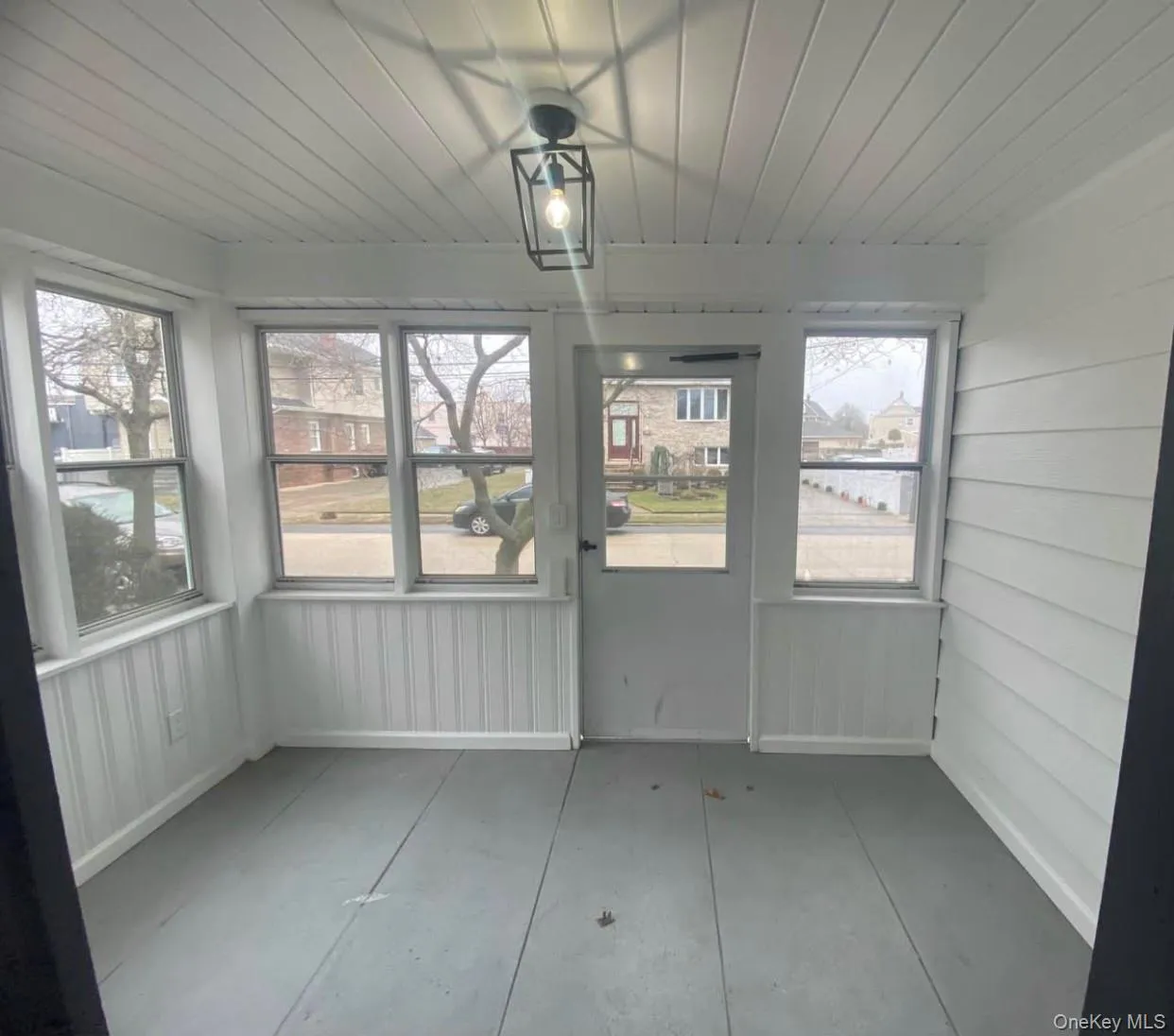 View of unfurnished sunroom View of unfurnished sunroom