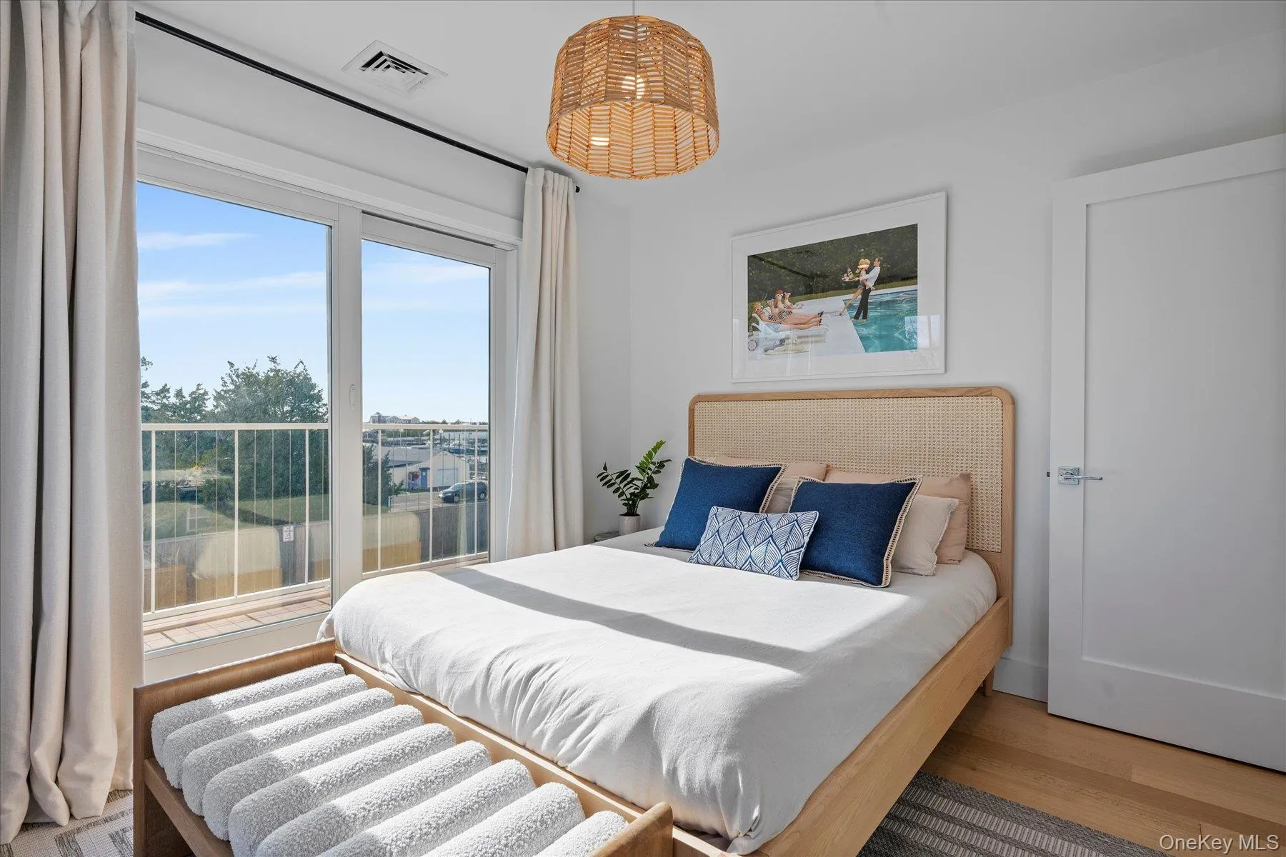Bedroom with wood finished floors Bedroom with wood finished floors