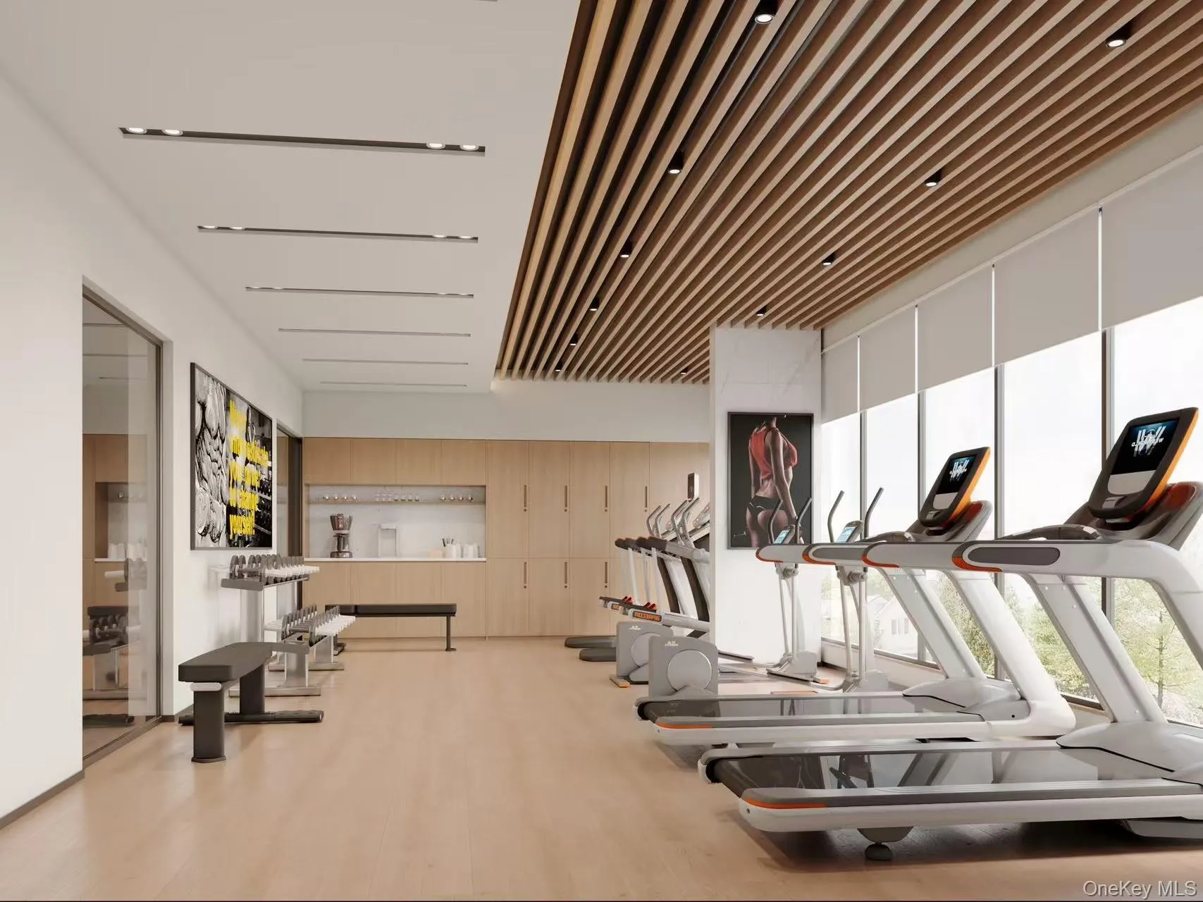 View of workout area View of workout area