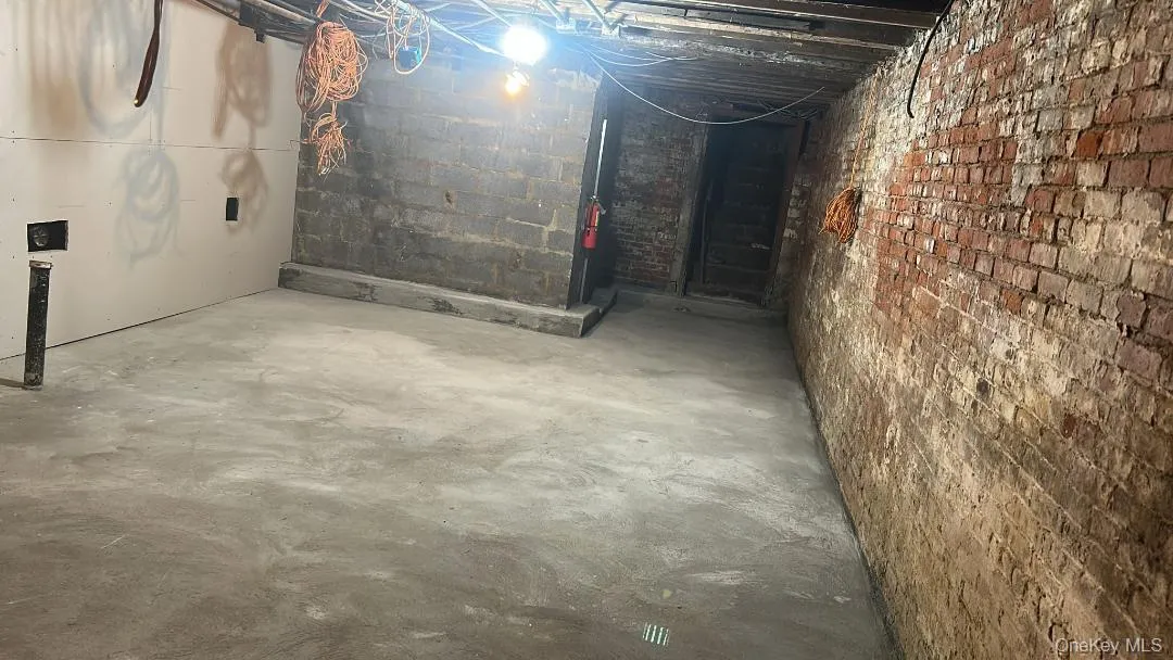 View of unfinished basement View of unfinished basement