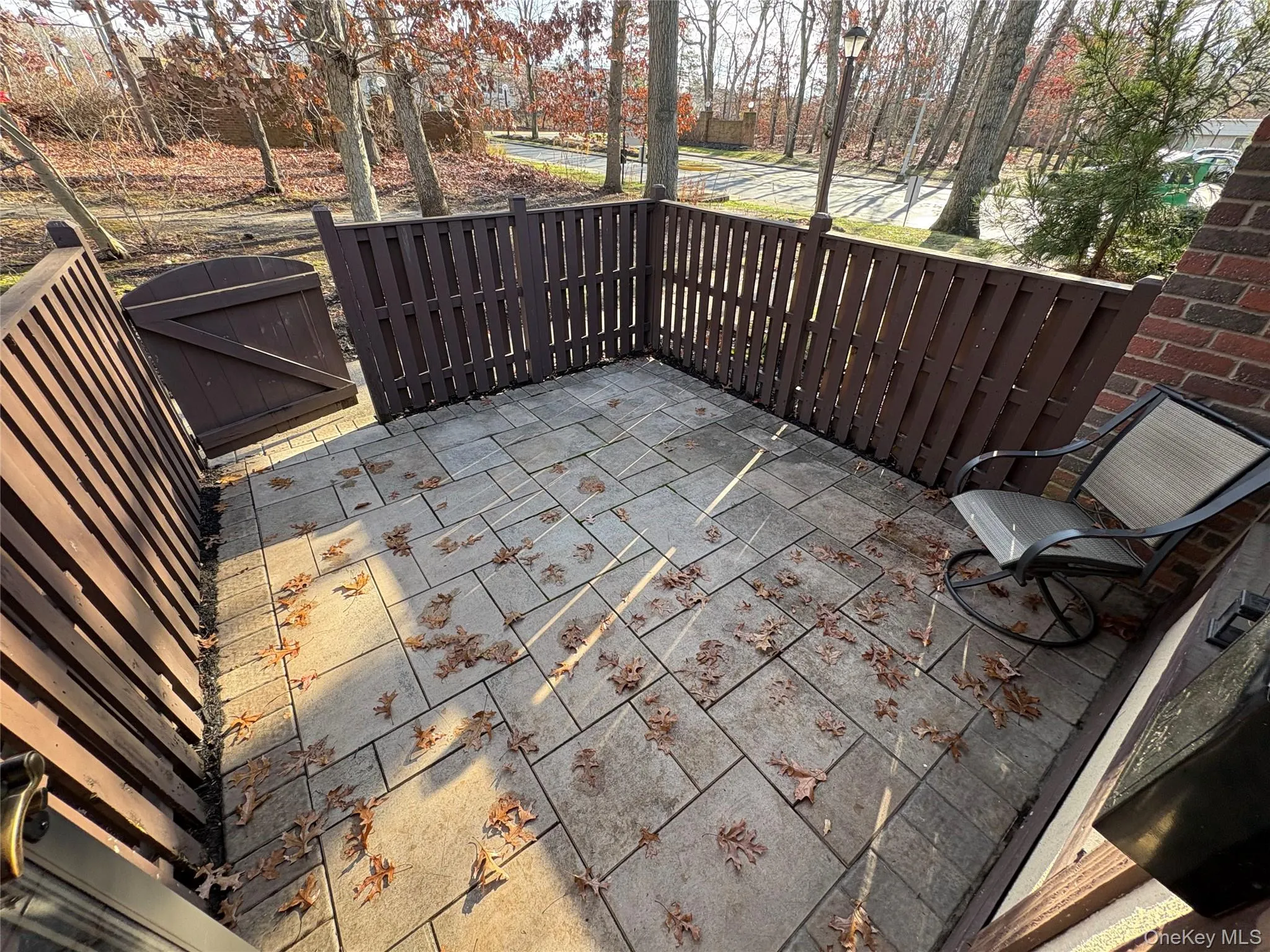 View of patio / terrace featuring a gate View of patio / terrace featuring a gate