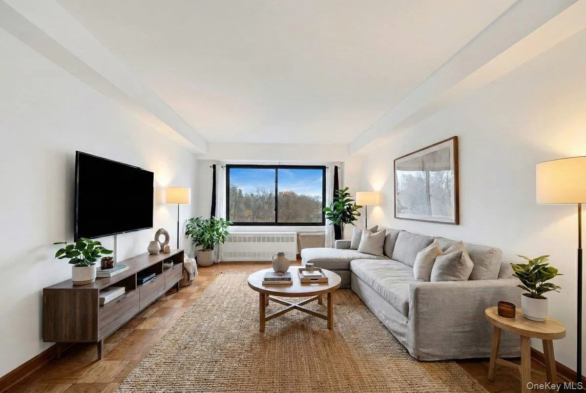 Living room, virtually staged Living room, virtually staged