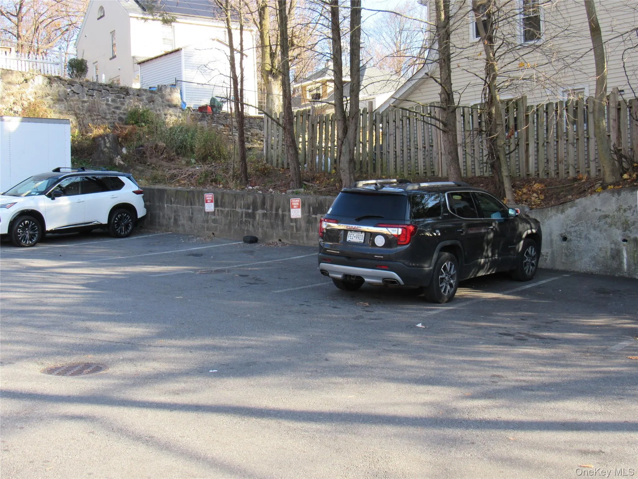 View of uncovered parking lot View of uncovered parking lot