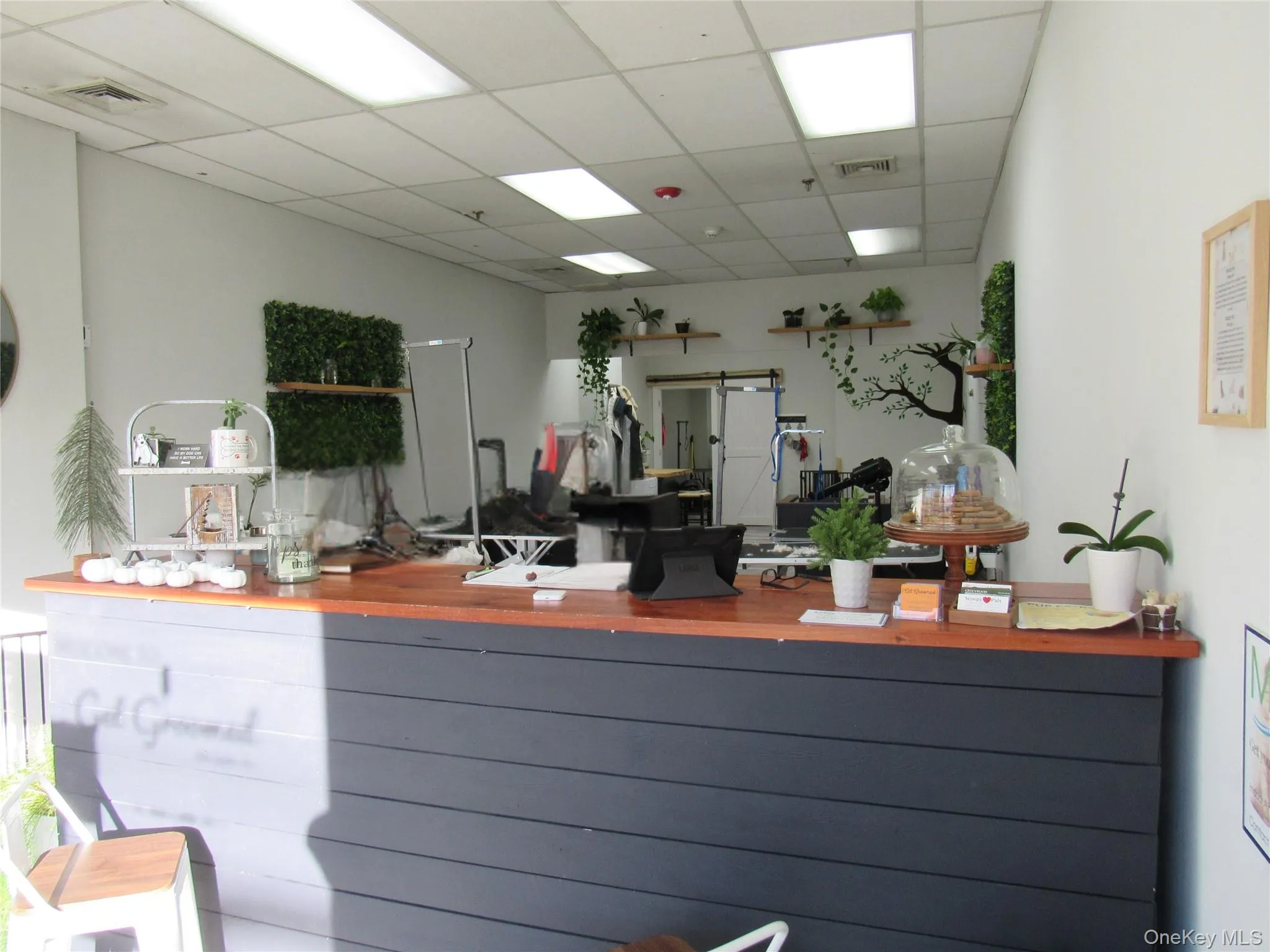 Misc room with a paneled ceiling Misc room with a paneled ceiling