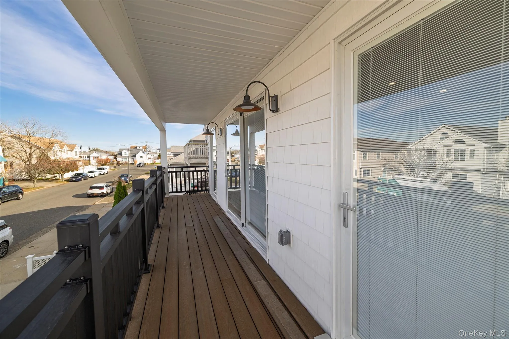 Porch featuring a residential view Porch featuring a residential view
