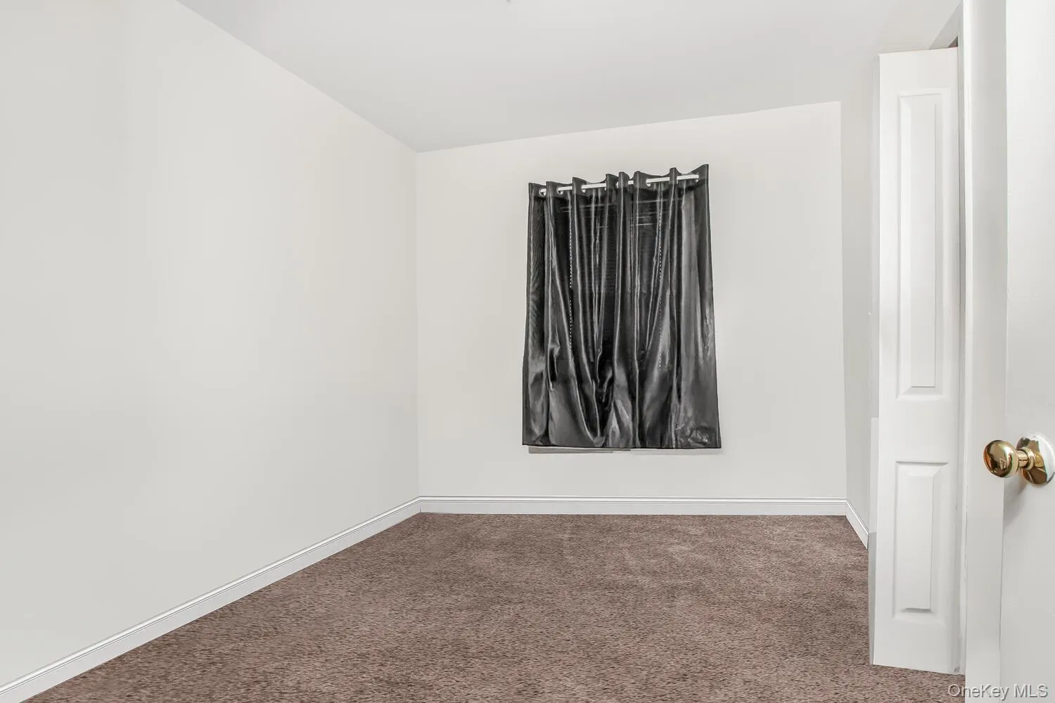 Empty room with carpet and baseboards Empty room with carpet and baseboards