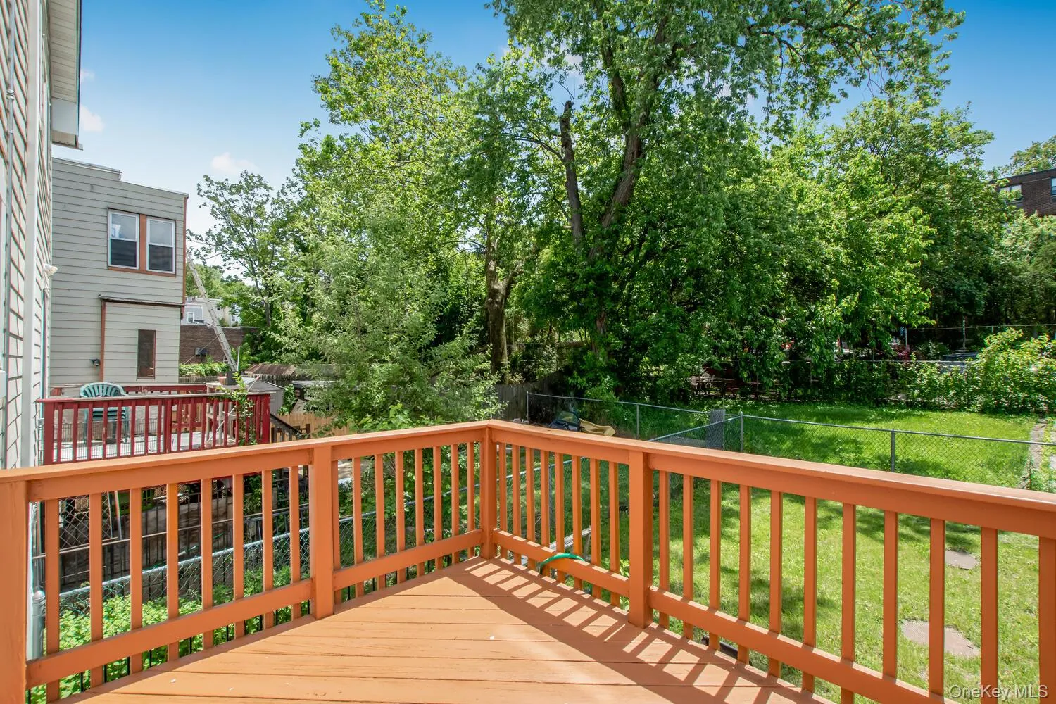 View of wooden deck View of wooden deck
