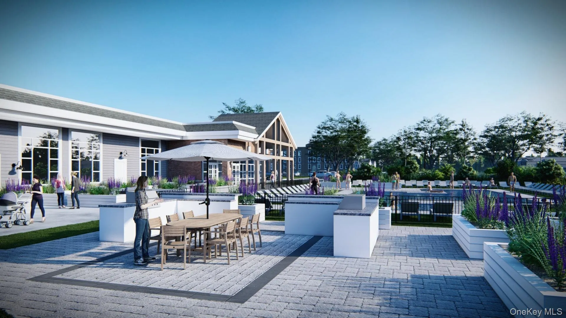 View of patio / terrace featuring outdoor dining area View of patio / terrace featuring outdoor dining area