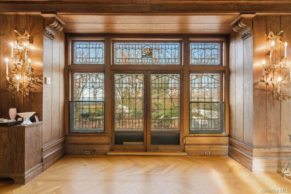 leaded glass frech door access to patio leaded glass frech door access to patio