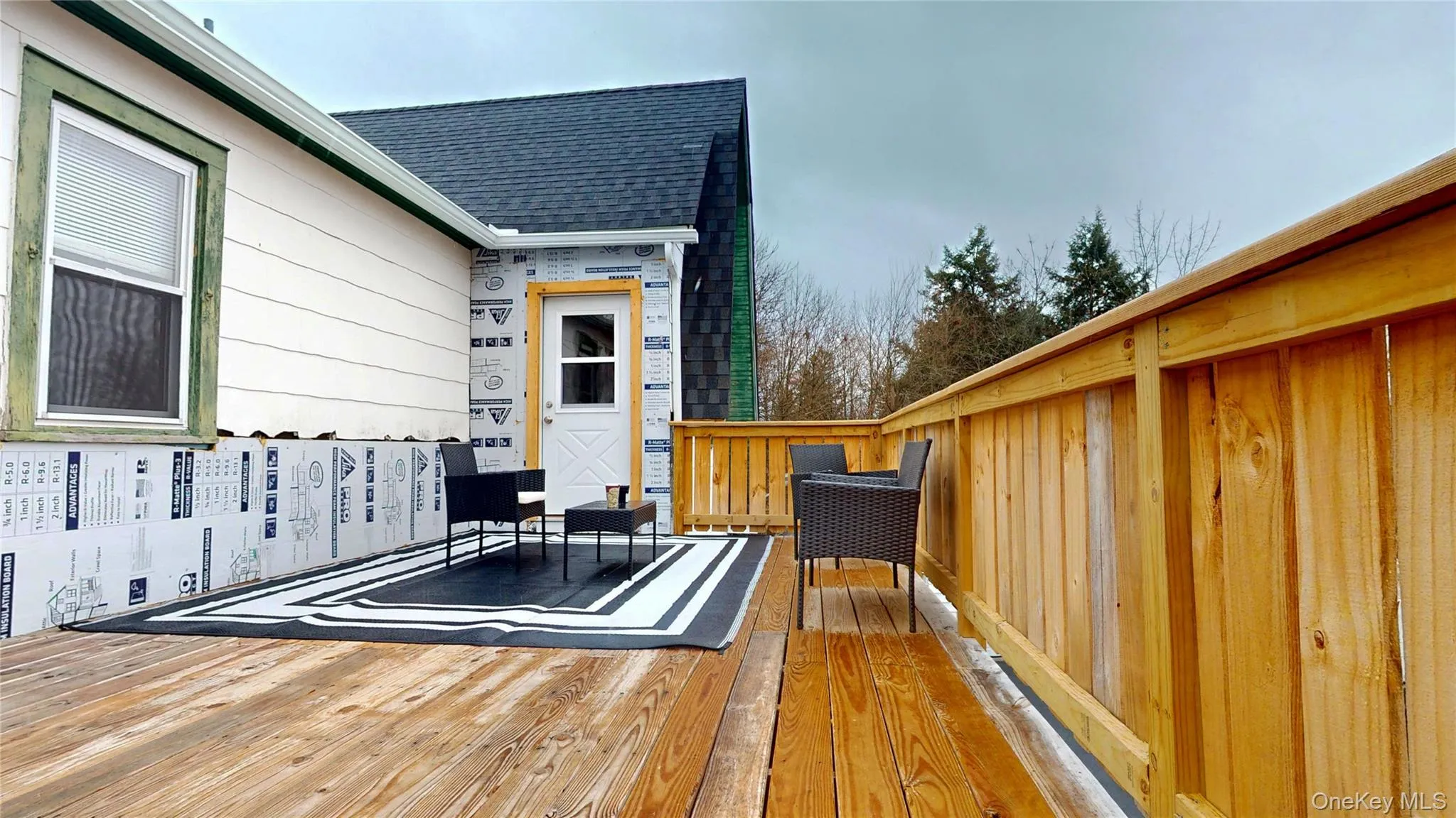 View of wooden terrace View of wooden terrace