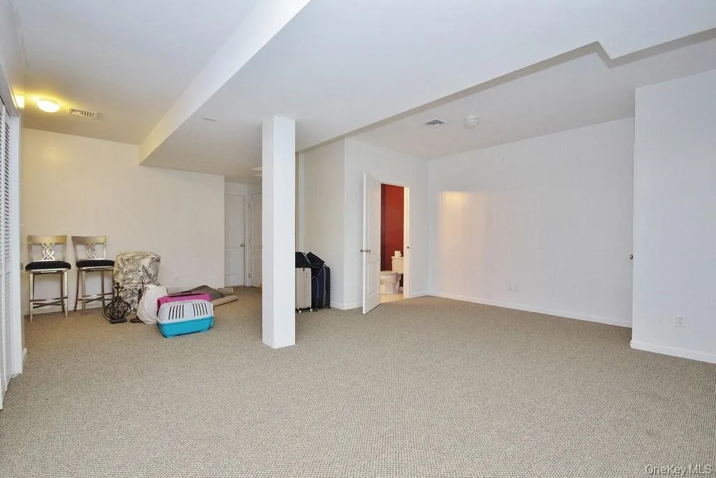 Half bath in finished basement Half bath in finished basement