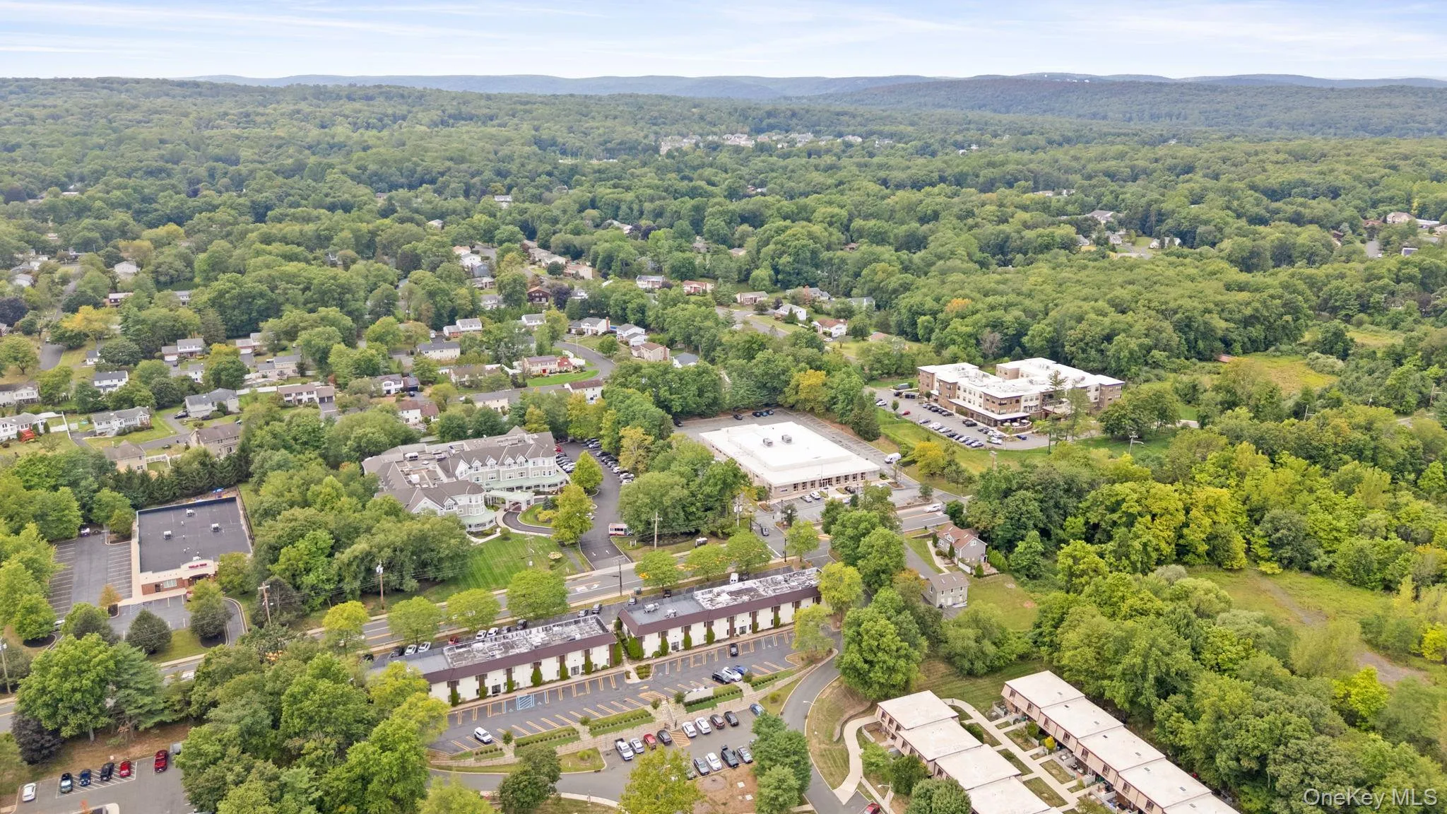 Bird's eye view of a heavily wooded area Bird's eye view of a heavily wooded area