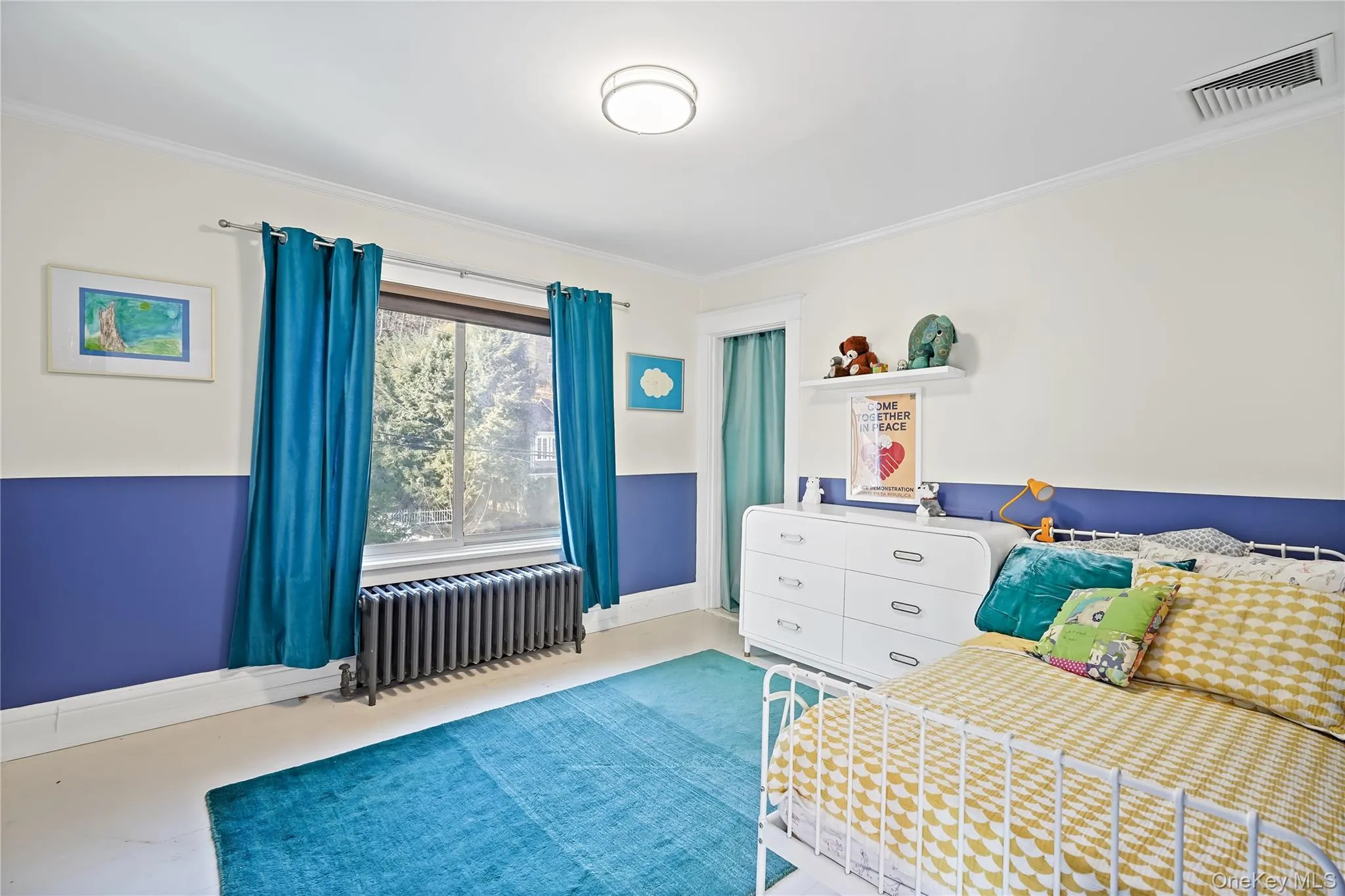 Bedroom with walk in closet Bedroom with walk in closet