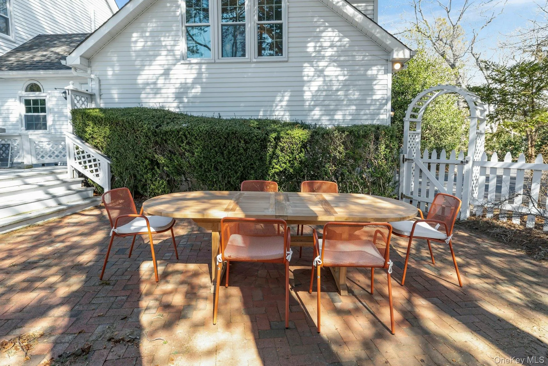 View of patio / terrace with outdoor dining area View of patio / terrace with outdoor dining area