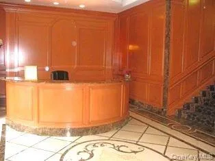 Reception area featuring a community bar Reception area featuring a community bar