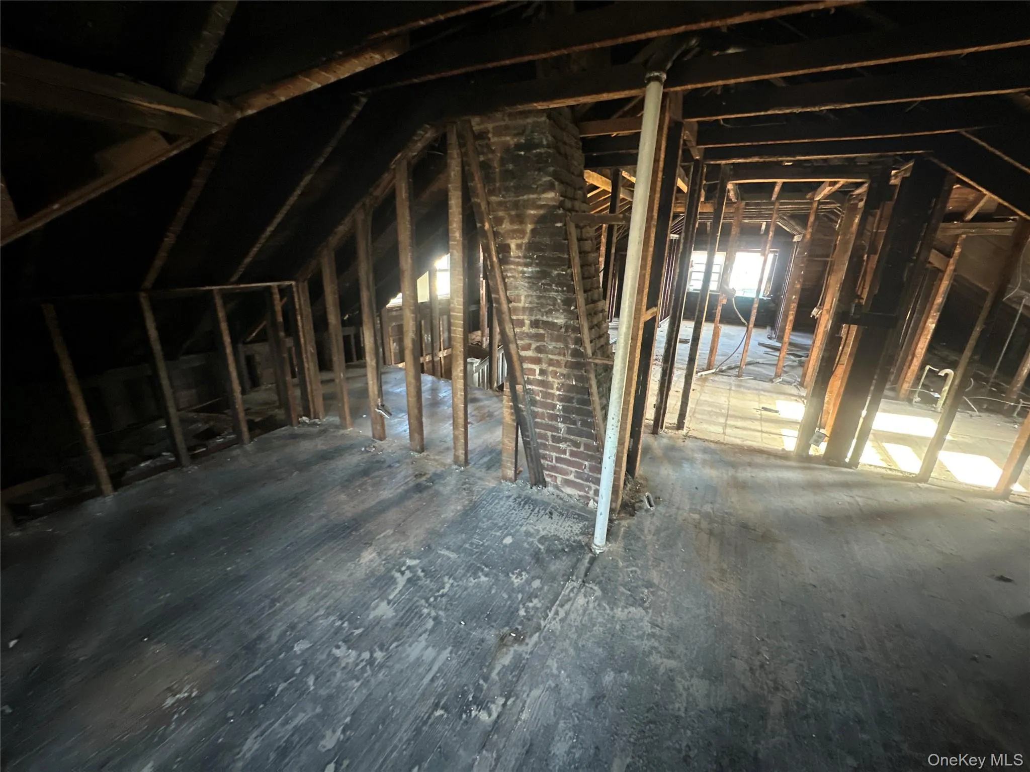 View of unfinished attic View of unfinished attic