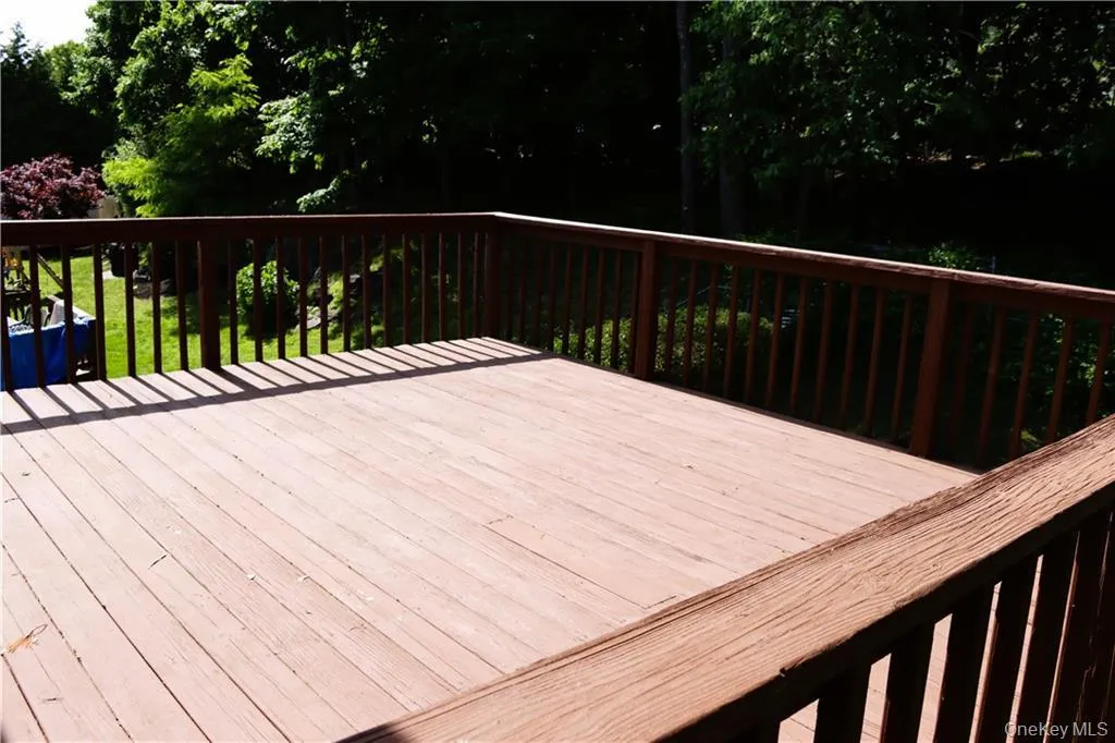 View of wooden deck View of wooden deck