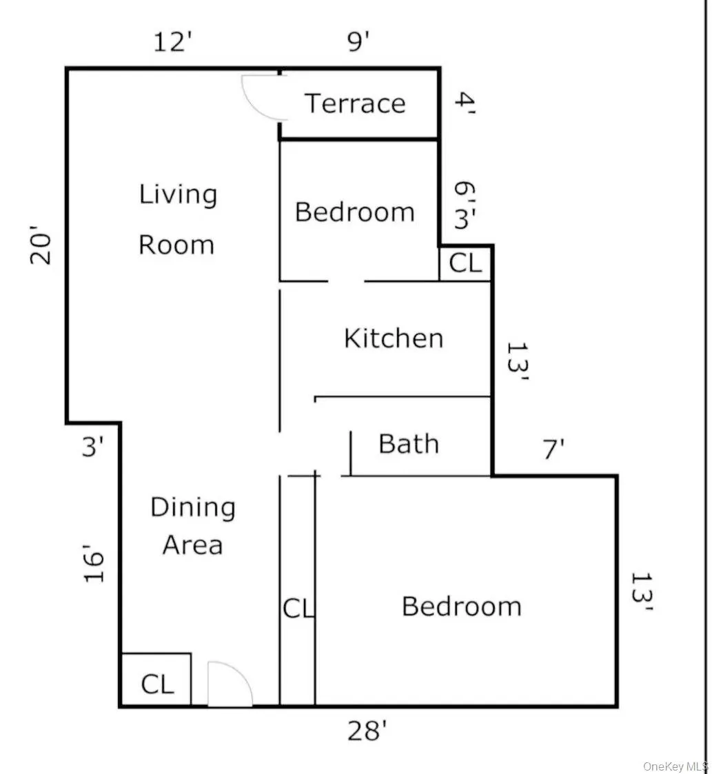 View of room layout View of room layout