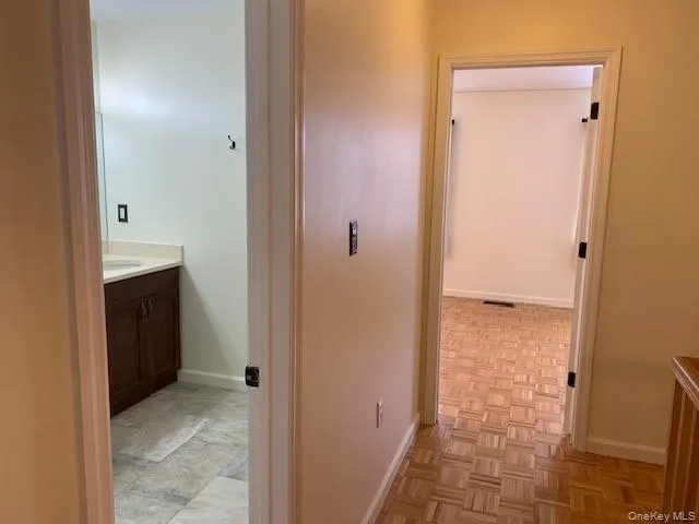 Corridor with baseboards Corridor with baseboards