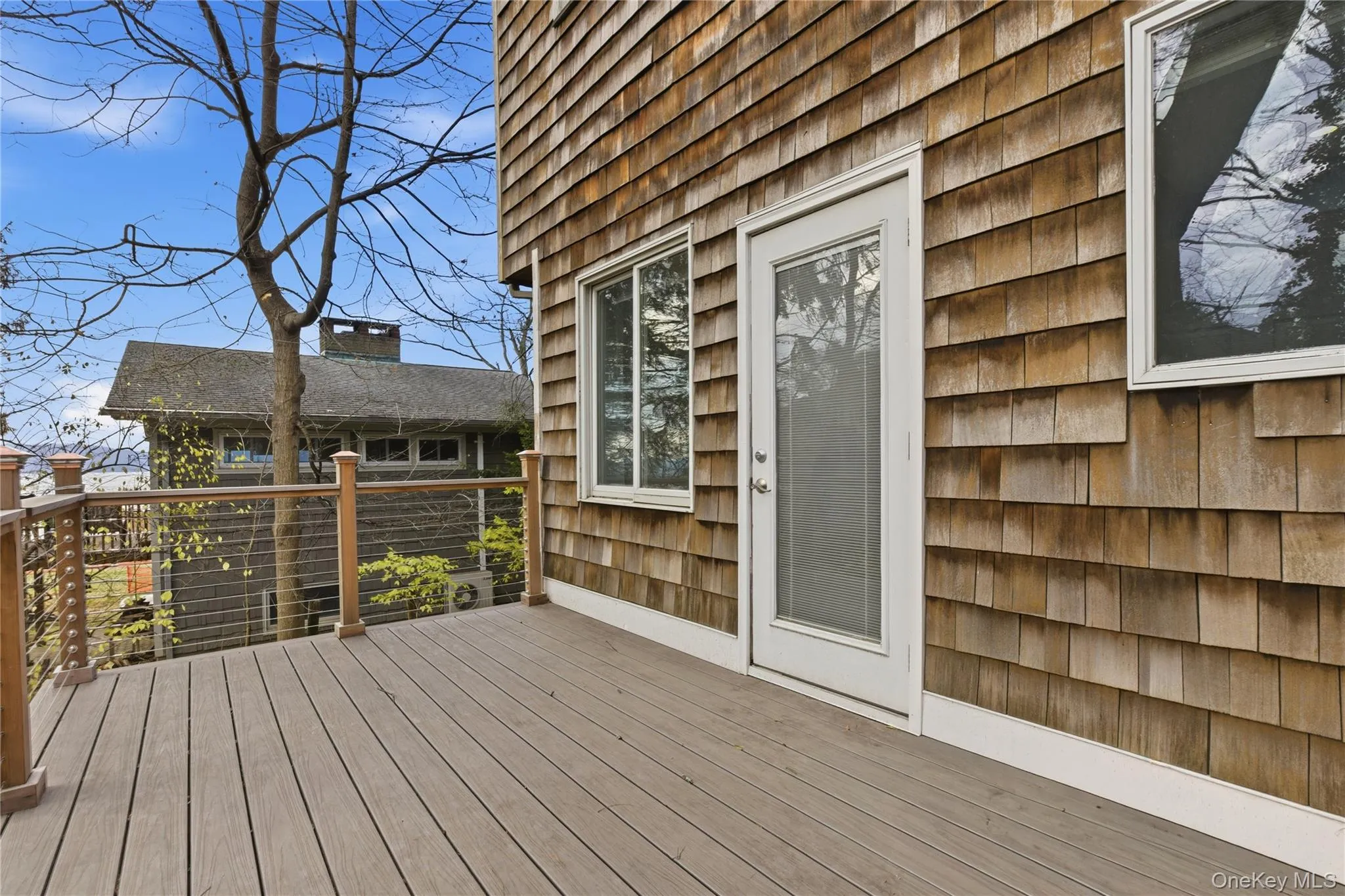 View of wooden terrace View of wooden terrace