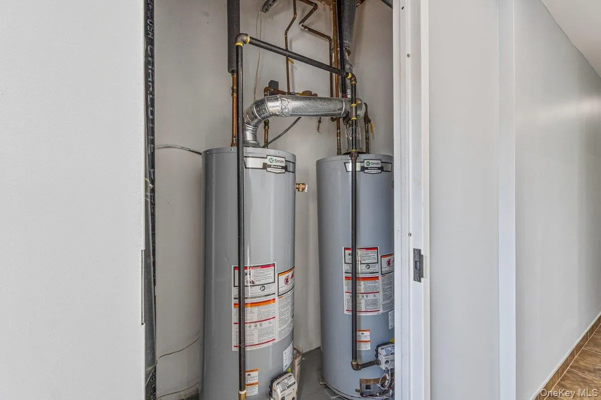 Utilities featuring water heater Utilities featuring water heater