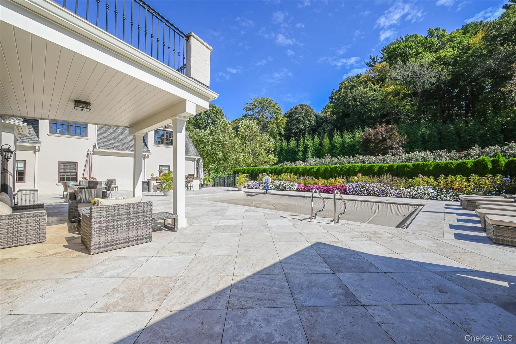 Patio / terrace with a patio area and an outdoor hangout area Patio / terrace with a patio area and an outdoor hangout area