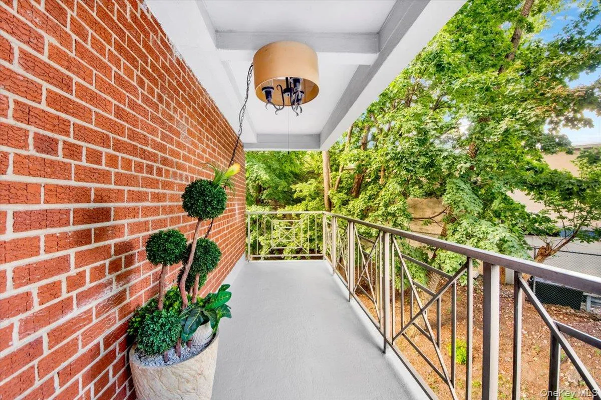 Private balcony off of kitchen Private balcony off of kitchen
